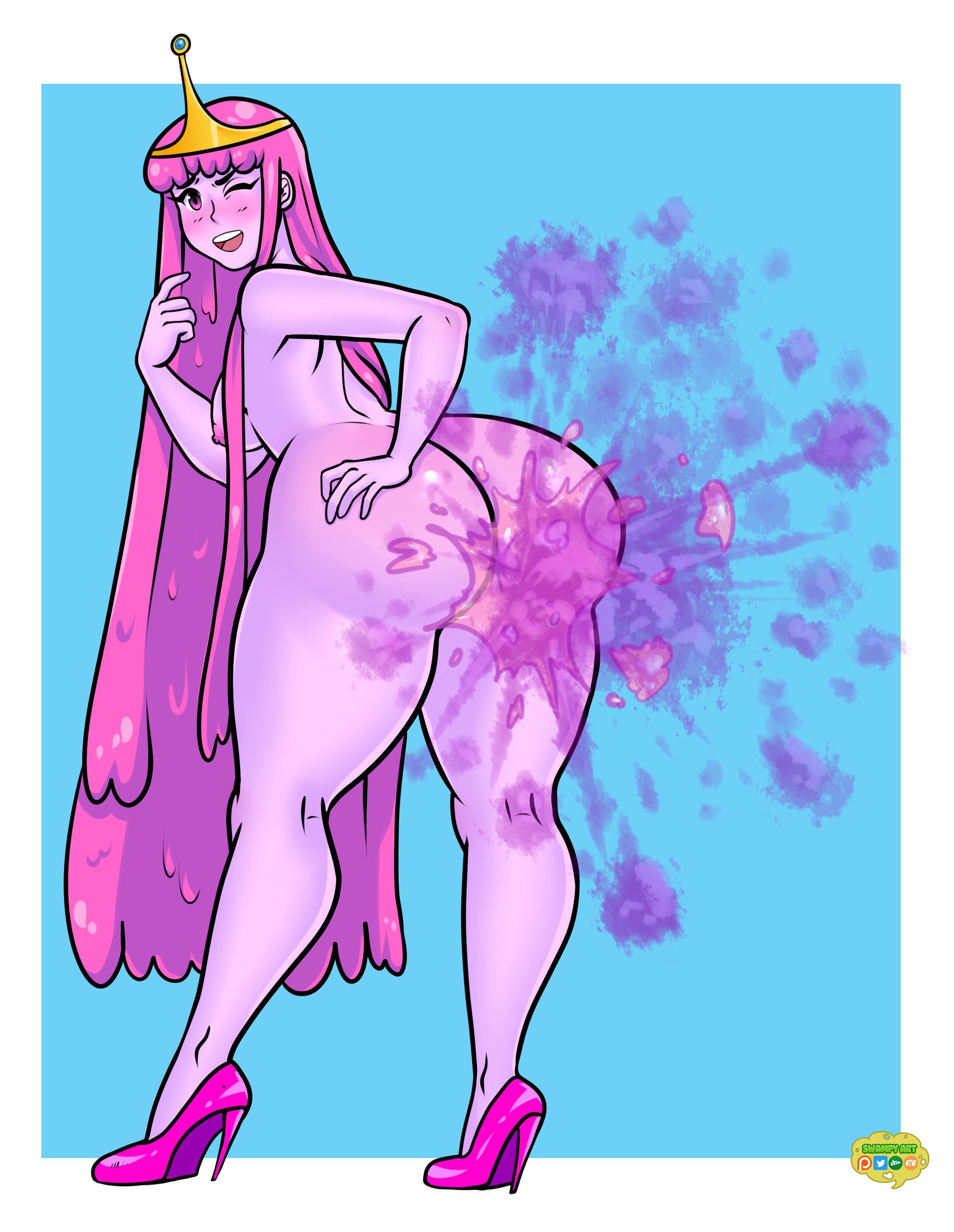 Rule34 - If it exists, there is porn of it / swampyart, princess bubblegum  / 3497266