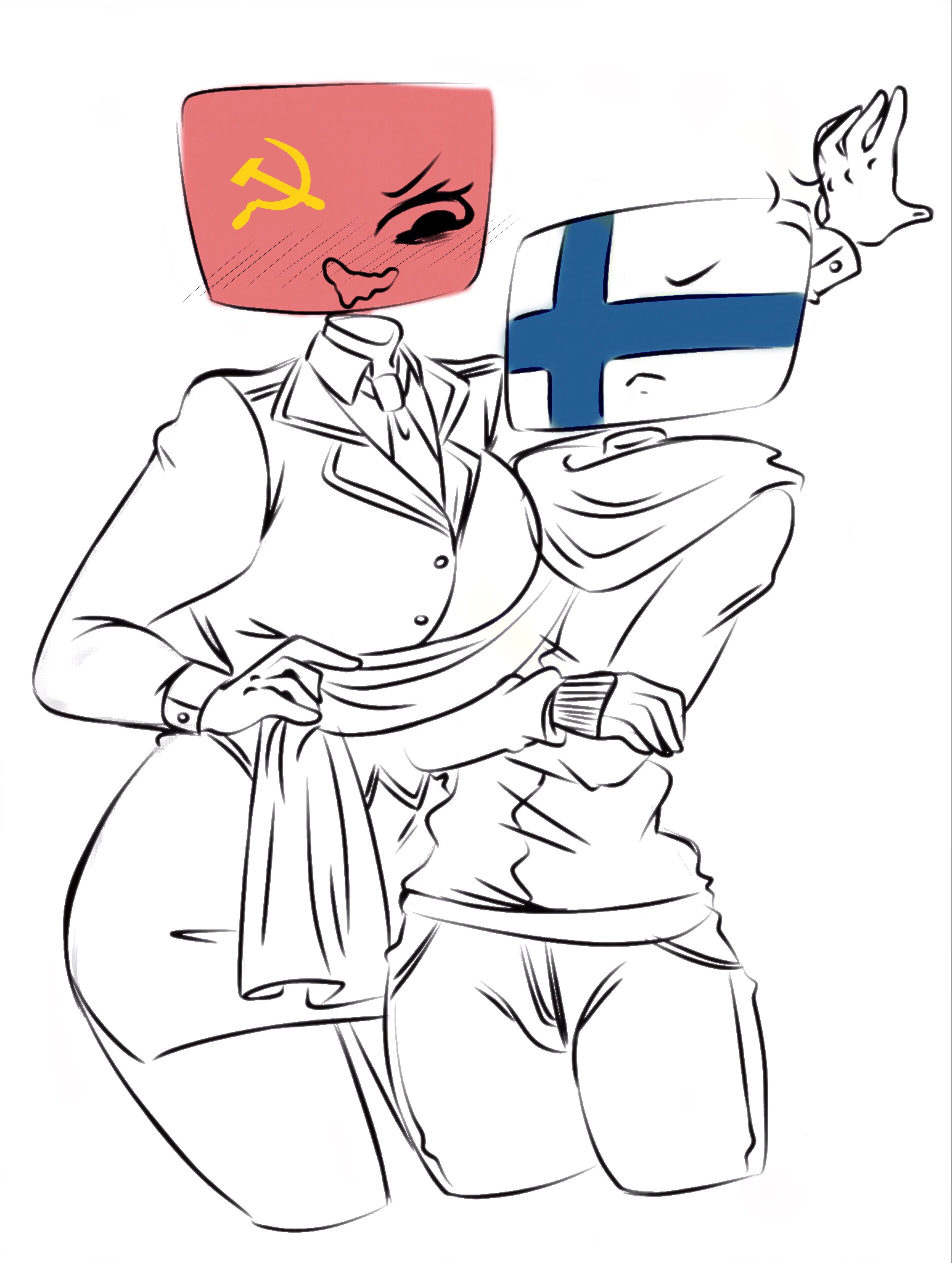 Rule34 - If it exists, there is porn of it / flawsy, finland (countryhumans), soviet union (...