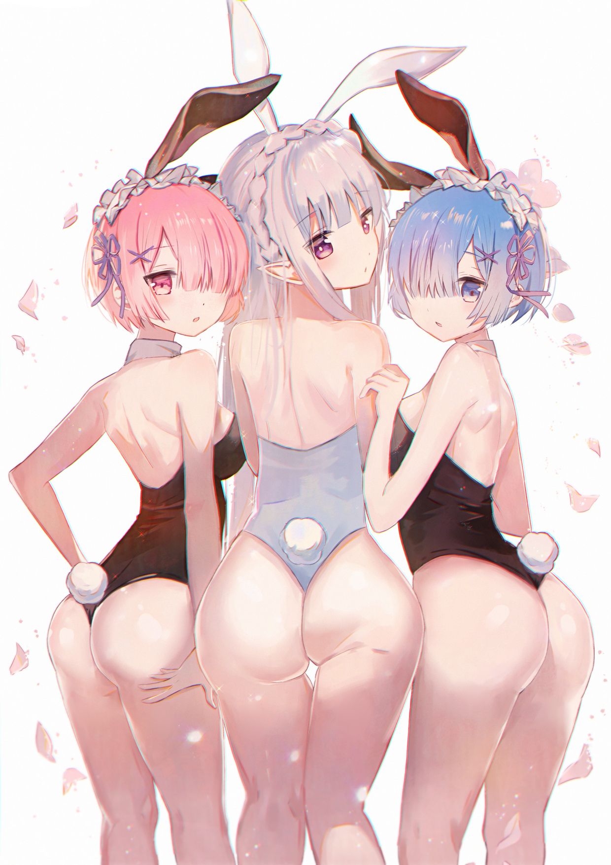 Rule34 - If it exists, there is porn of it  emilia (re:zero), ram (re:zero),  rem (re:zero)  4235069