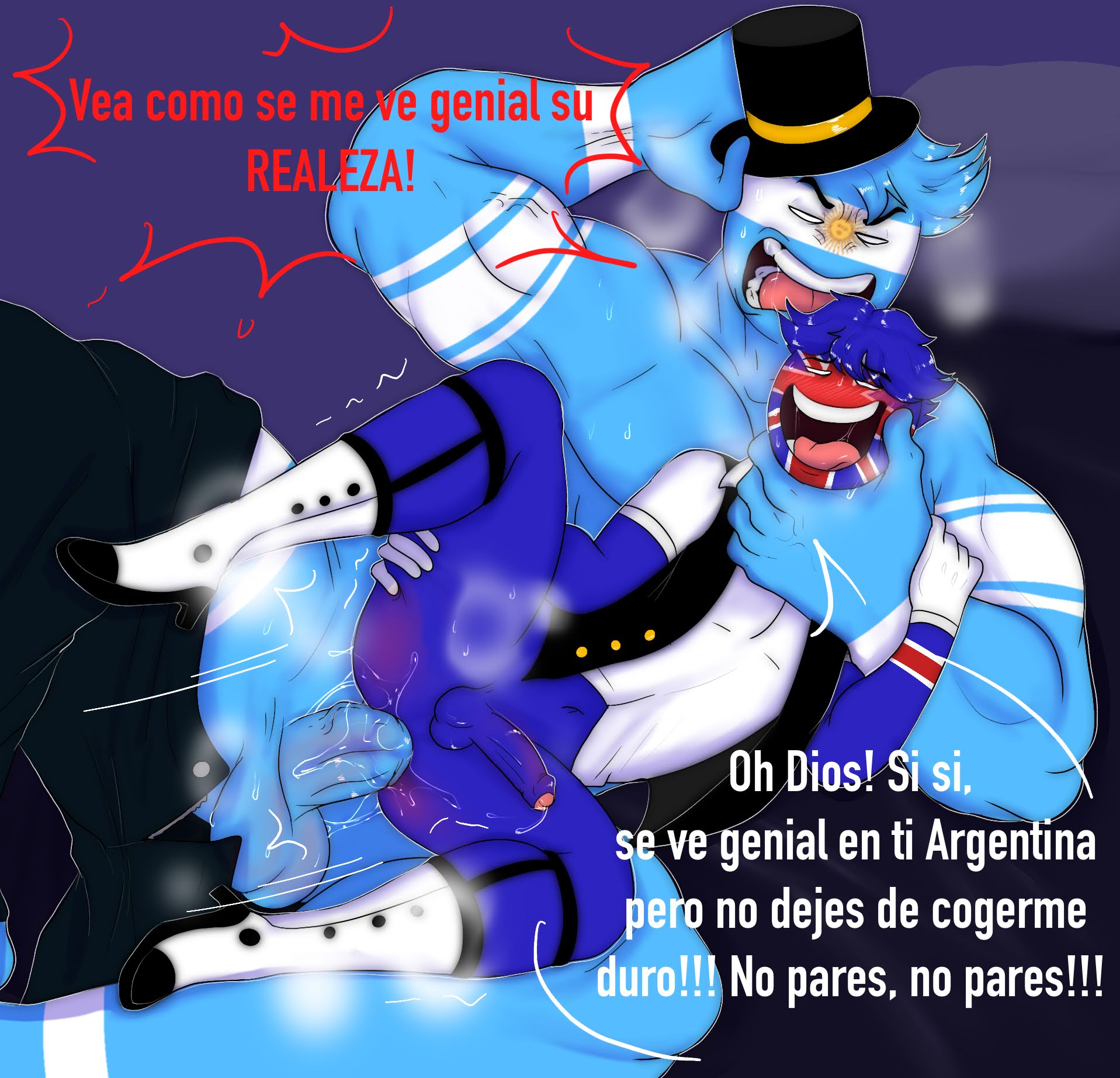 Rule34 - If it exists, there is porn of it / argentina (countryhumans),  united kingdom (countryhumans) / 6507924