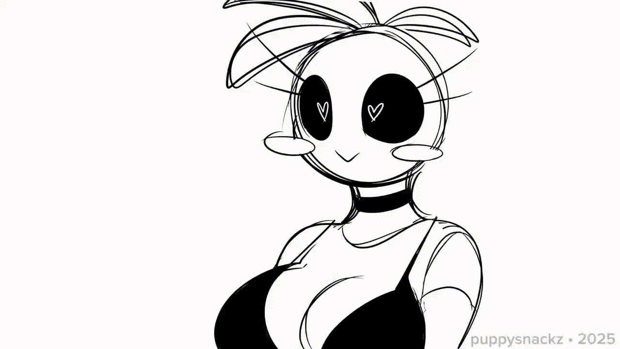 animated animatronic anthro avian bird blush bra breasts chicken clothing collar dialogue female five_nights_at_freddy's five_nights_at_freddy's_2 galliform gallus_(genus) happy heart_eyes heart_symbol machine phasianid puppysnackz requesting robot scottgames sex_request solo toy_chica_(fnaf) toy_chica_(love_taste) underwear