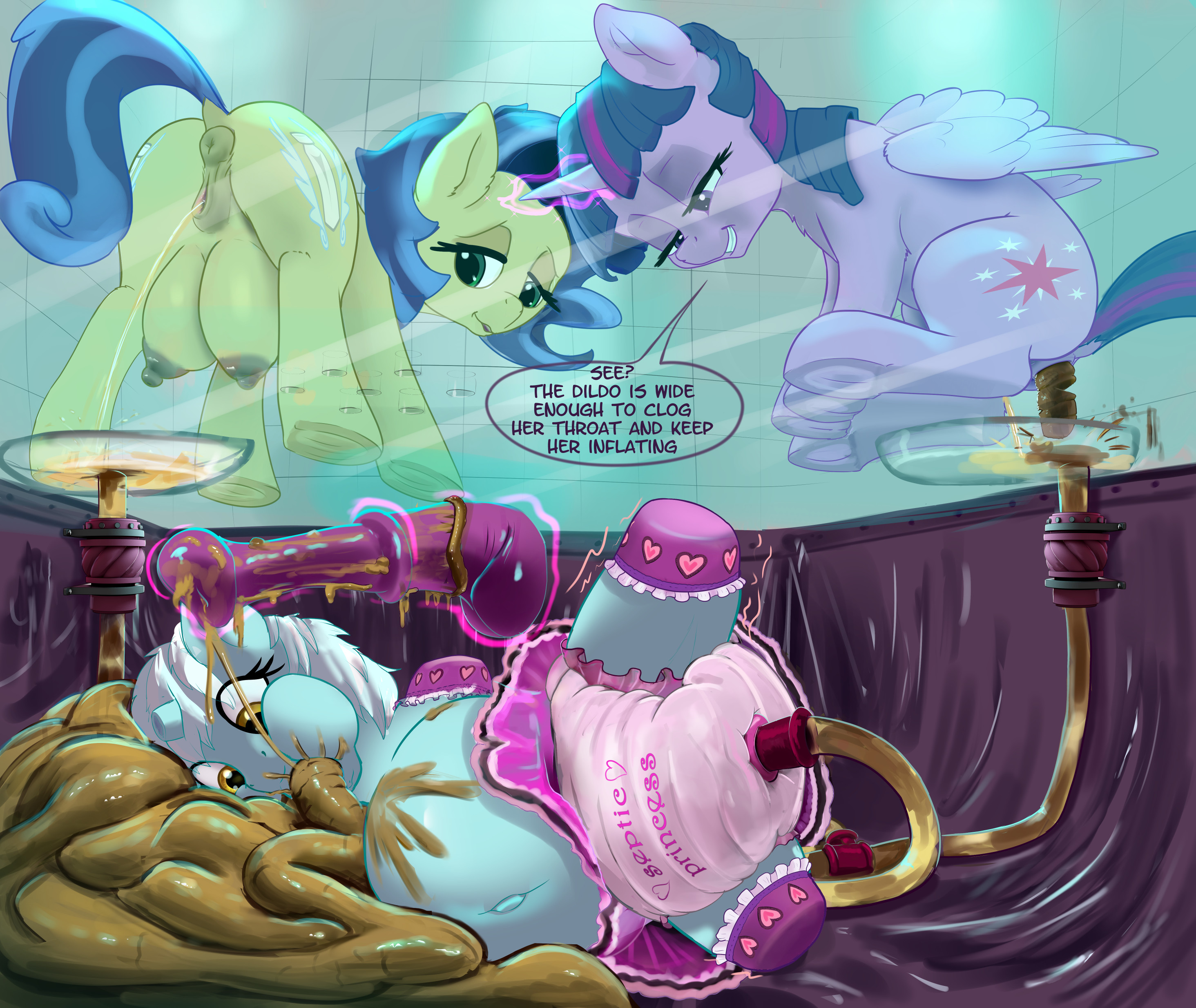 Rule34 - If it exists, there is porn of it / hexado, lyra heartstrings  (mlp), twilight sparkle (mlp) / 3630175