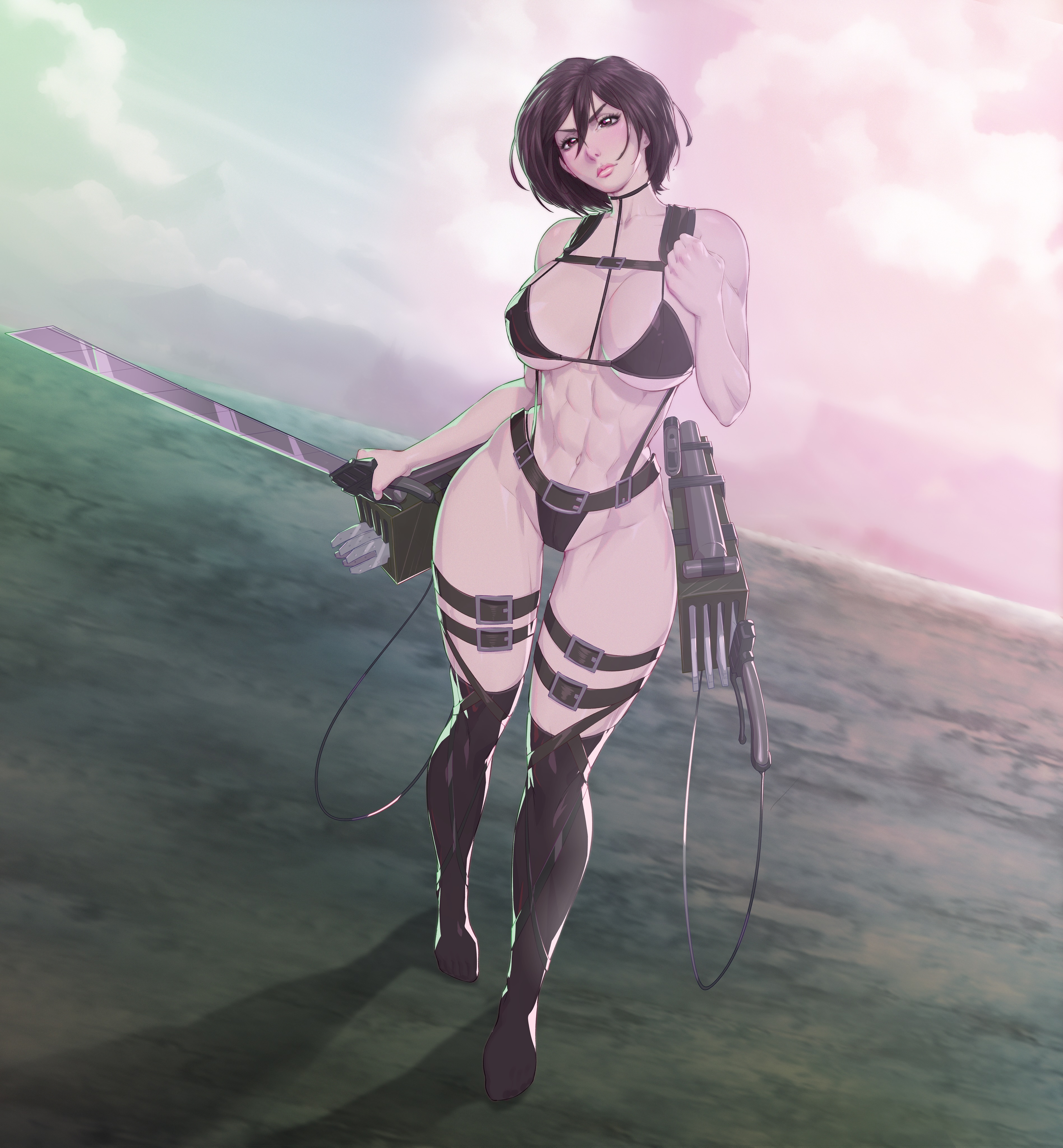 Rule34 - If it exists, there is porn of it / mikasa ackerman / 4595455.