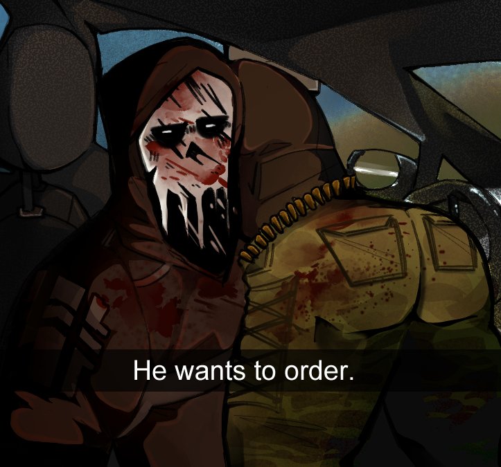 ghostface, dead by daylight, snapchat, meme, 2boys, ass, ass focus, big ass, bubble ass, bubble butt, clothing, he wants to order, selfie, 