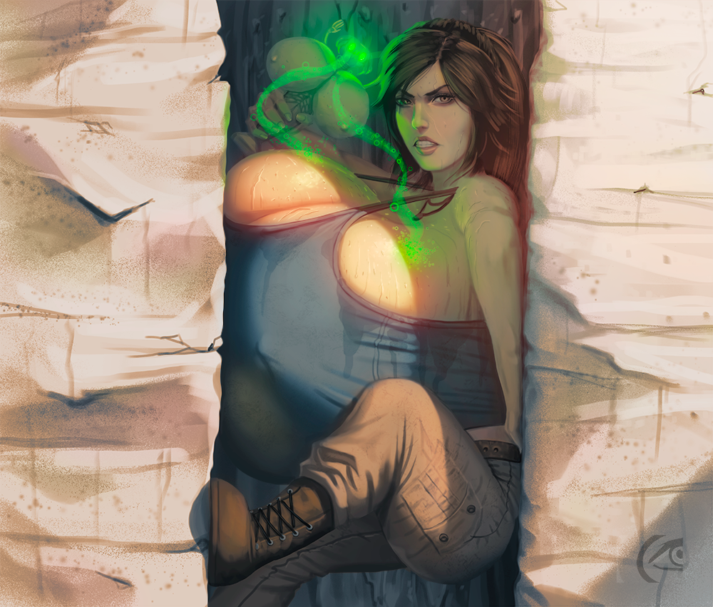 Lara croft breast expansion