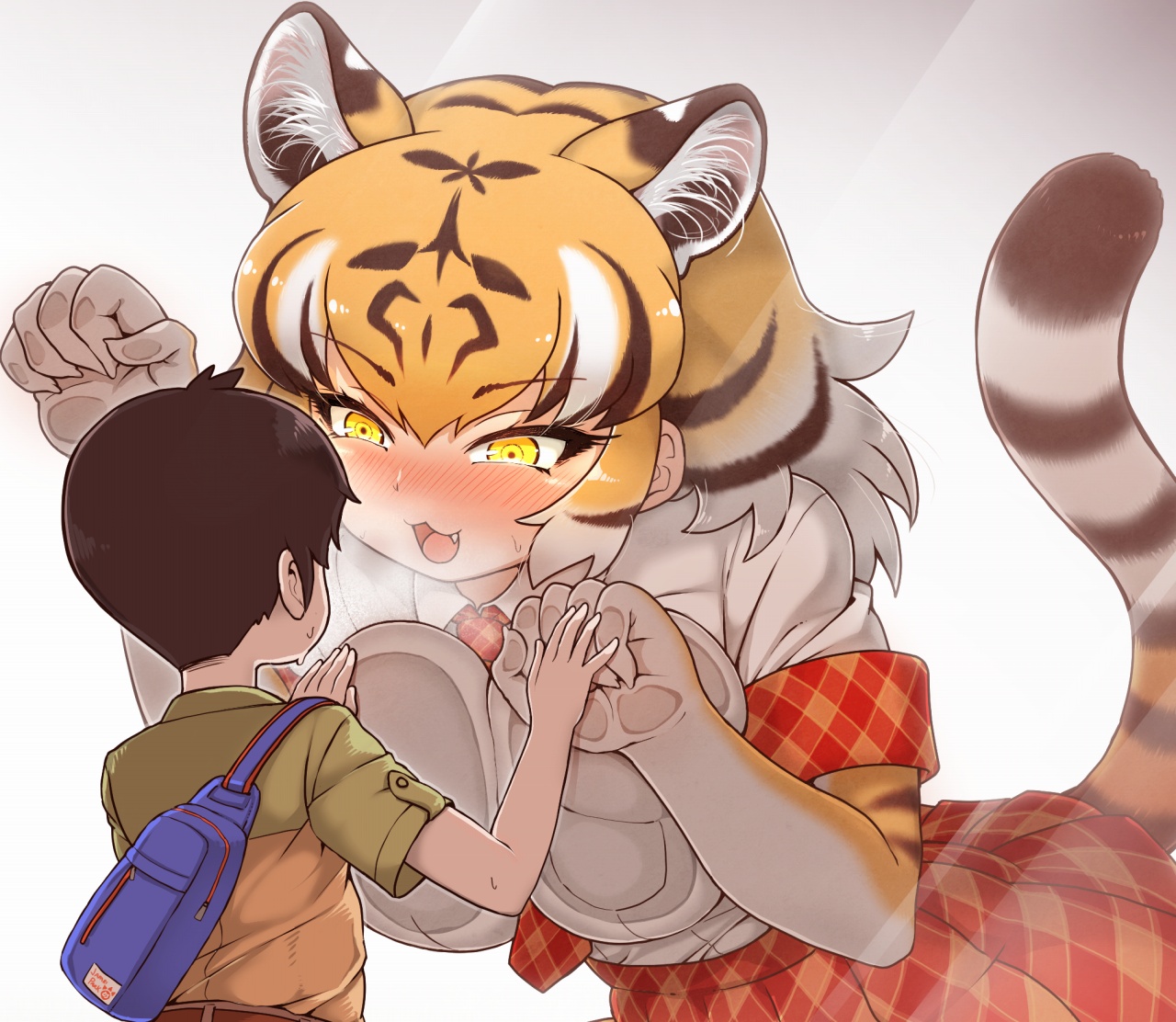 Tiger girl hentai фото 12