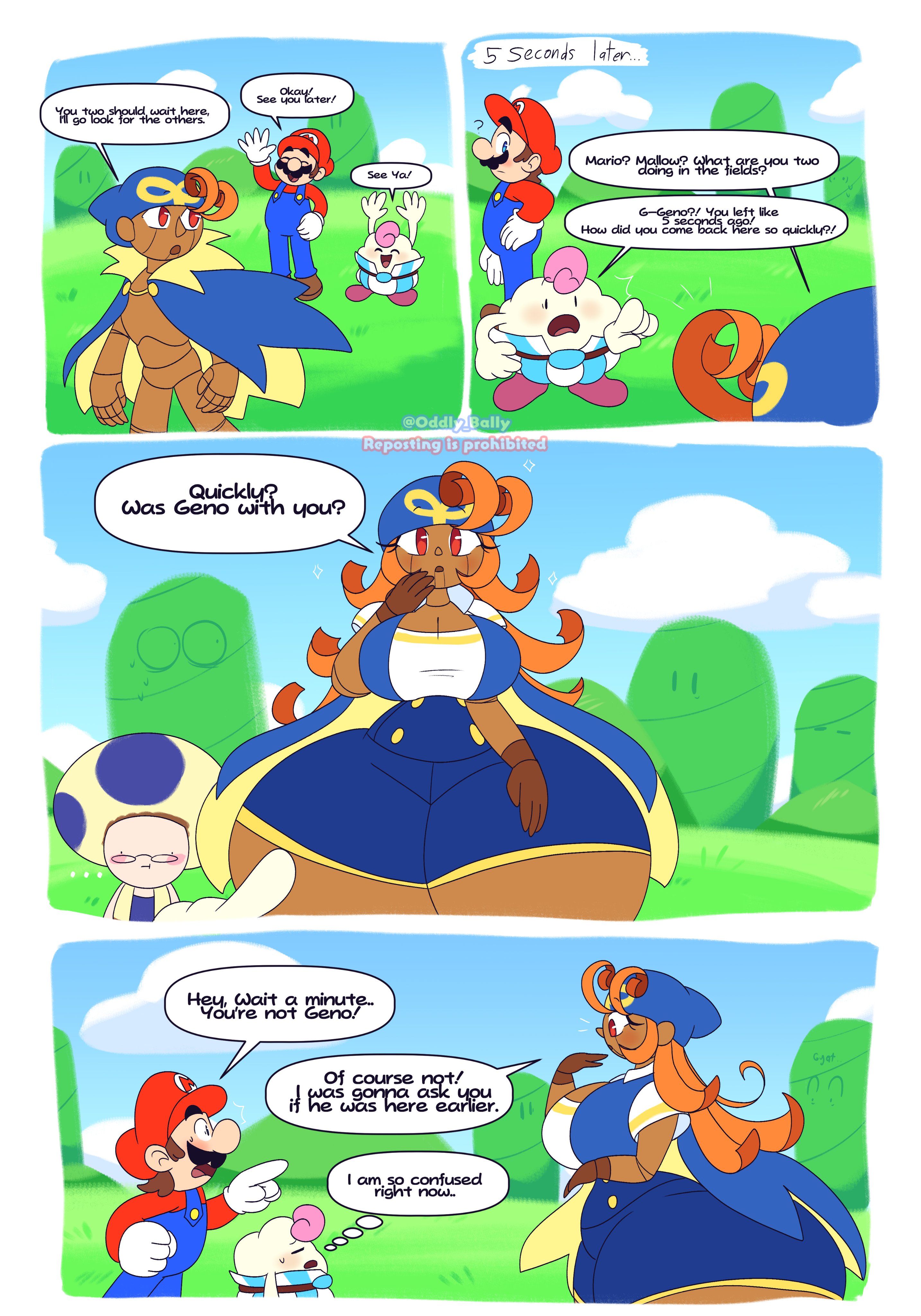 Rule34 - If it exists, there is porn of it / geno (mario), mario, toad  (mario) / 7978166