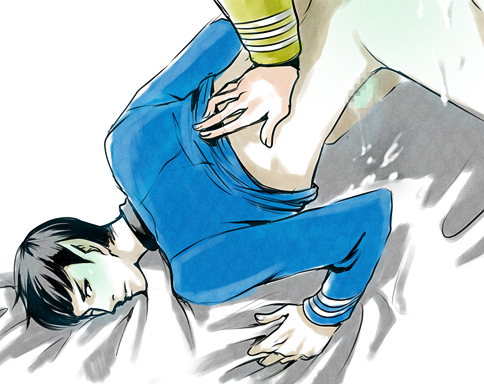 james t. kirk, spock, star trek, tagme, yaoi, 