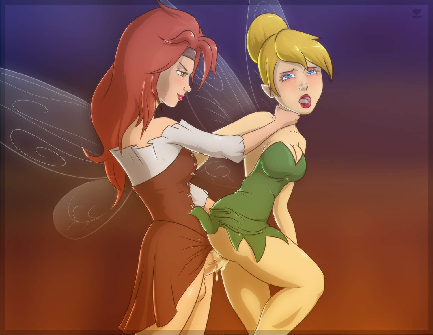 Red headed fairy in tinkerbell