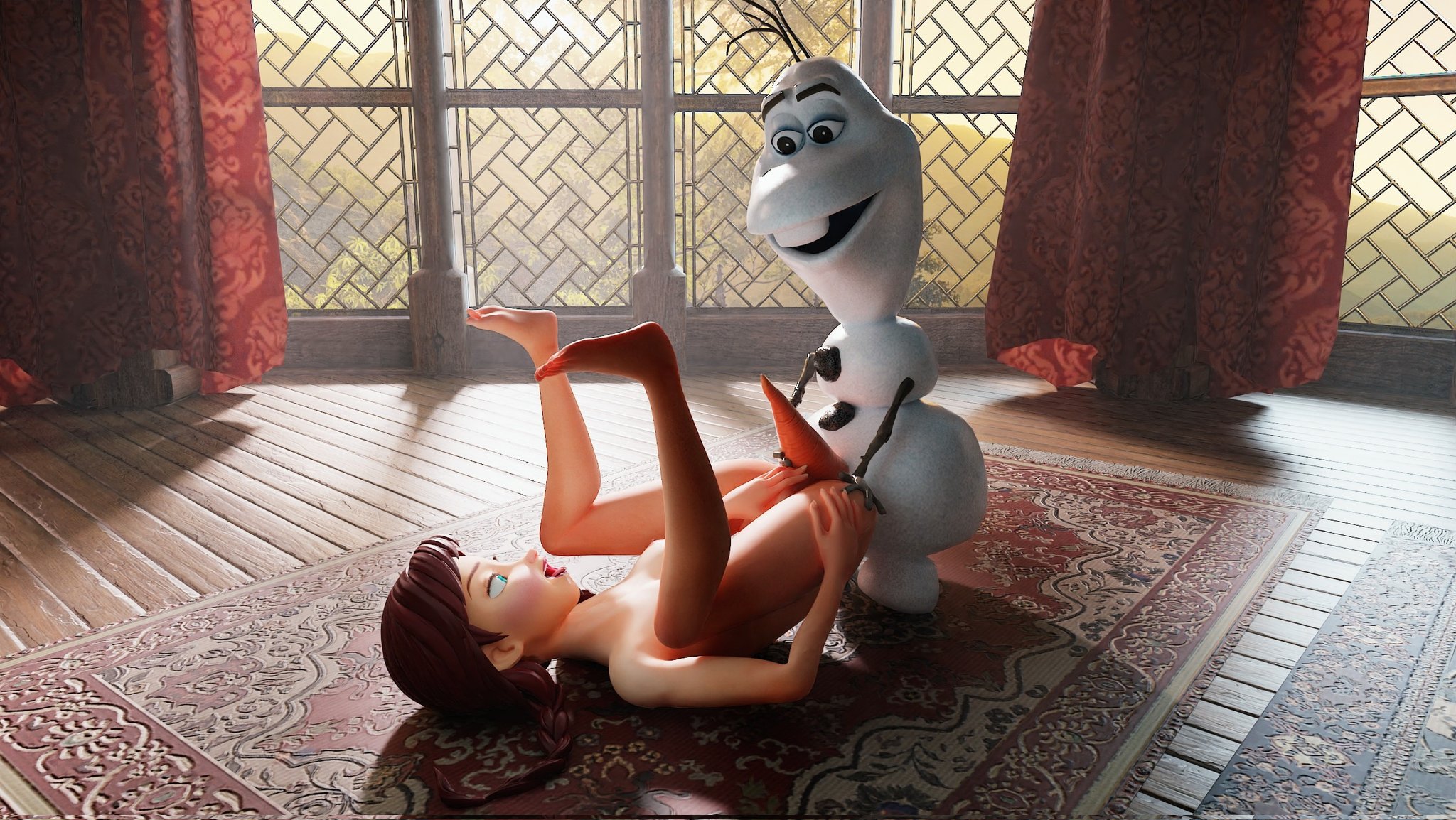Rule34 - If it exists, there is porn of it / anna (frozen), olaf (frozen) /...
