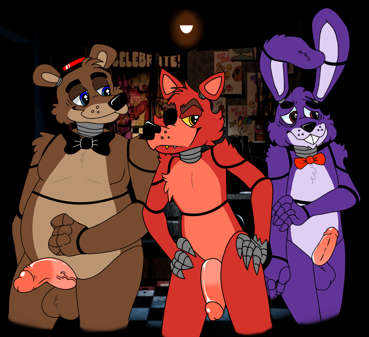 Rule34 - If it exists, there is porn of it / bonnie (fnaf), foxy (fnaf),  freddy (fnaf) / 1051905