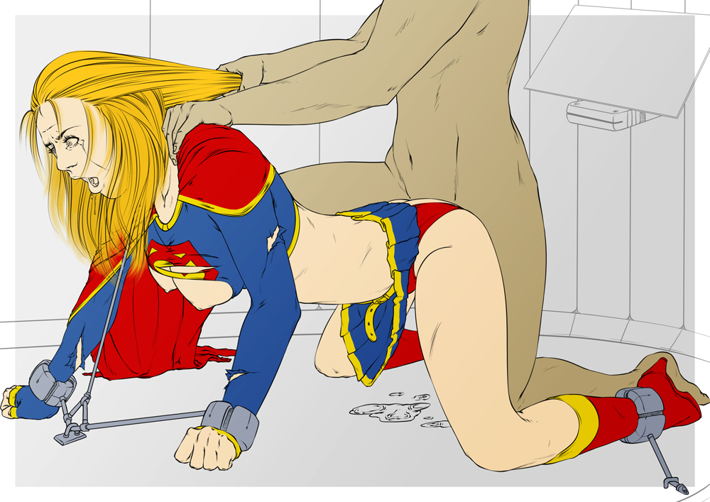 sabudenego, supergirl, dc, tagme, bondage, depowered, helpless, nipples, ra...