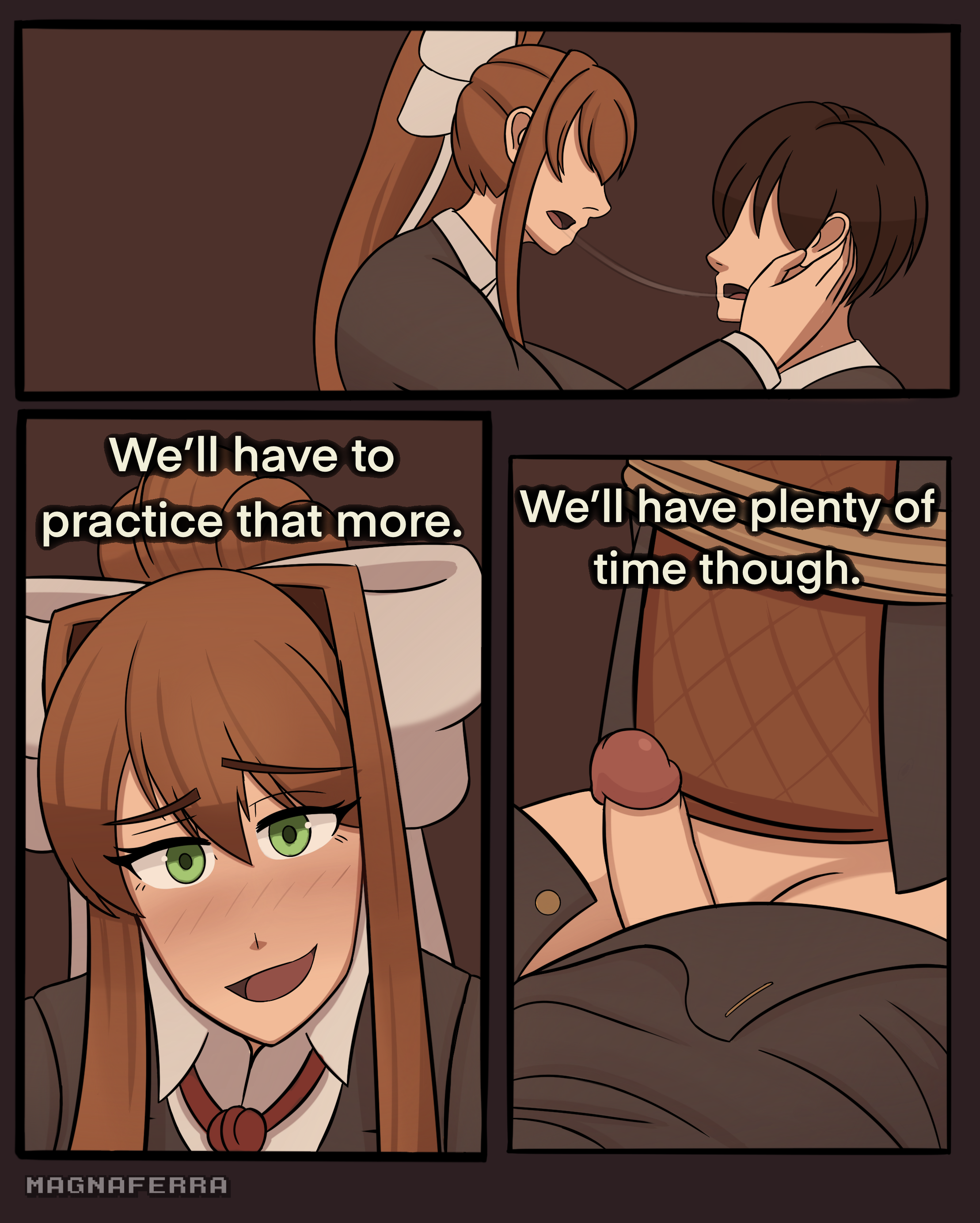 Rule34 - If it exists, there is porn of it / monika (doki doki literature  club) / 5632414