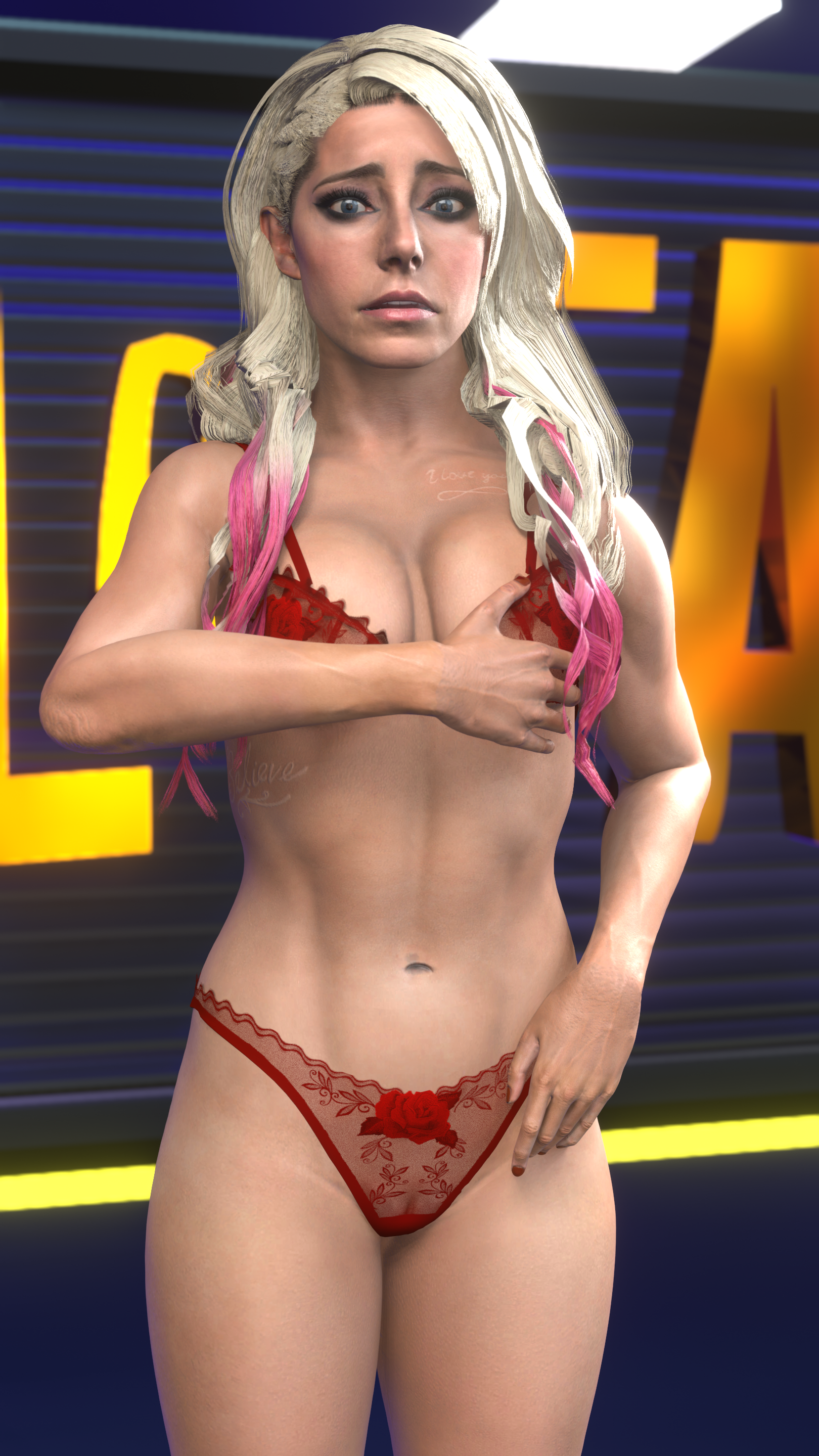Alexa bliss bikini photos