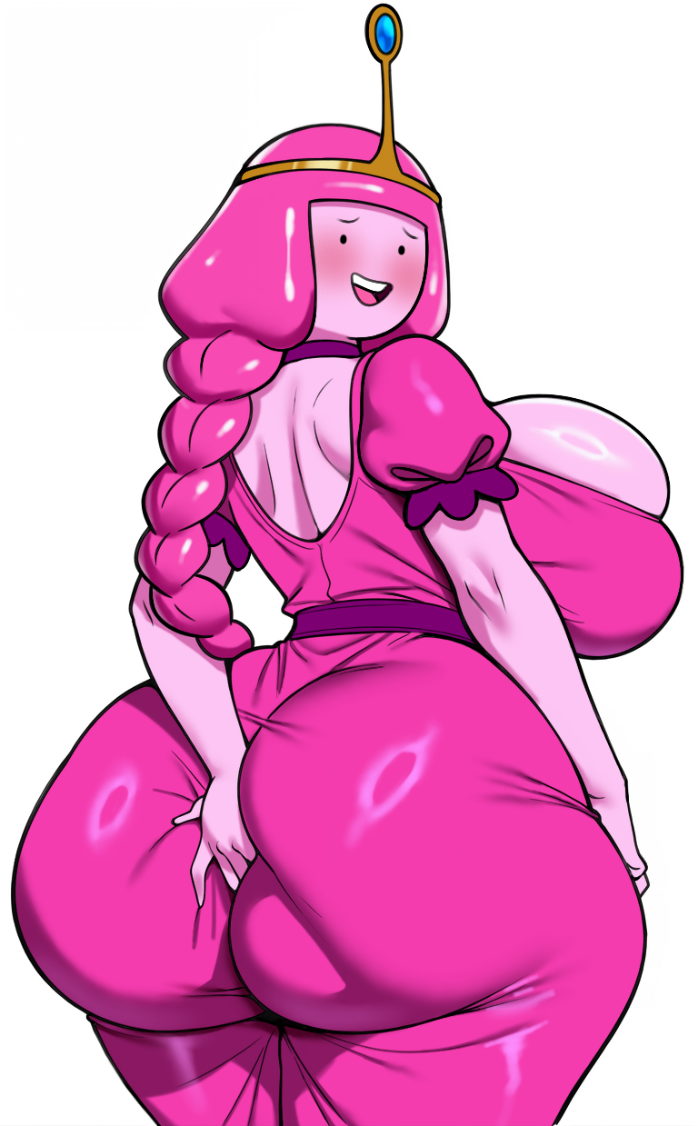 1girls 2d adventure_time anal anal_fingering ass ass_focus big_ass big_breasts blushing breasts butt_digging choker clothed coldarsenal color digging_up_in_they_ass embarrassed female female_focus female_only fingering fingers_in_ass gluteal_cleft gluteal_fold hand_on_ass heavy_breasts huge_ass huge_breasts looking_at_viewer looking_back pink_skin princess_bubblegum scratching_butt shiny_breasts shiny_clothes shiny_skin sideboob skindentation smile solo solo_female solo_focus thick_thighs tight_clothing transparent_background wide_hips