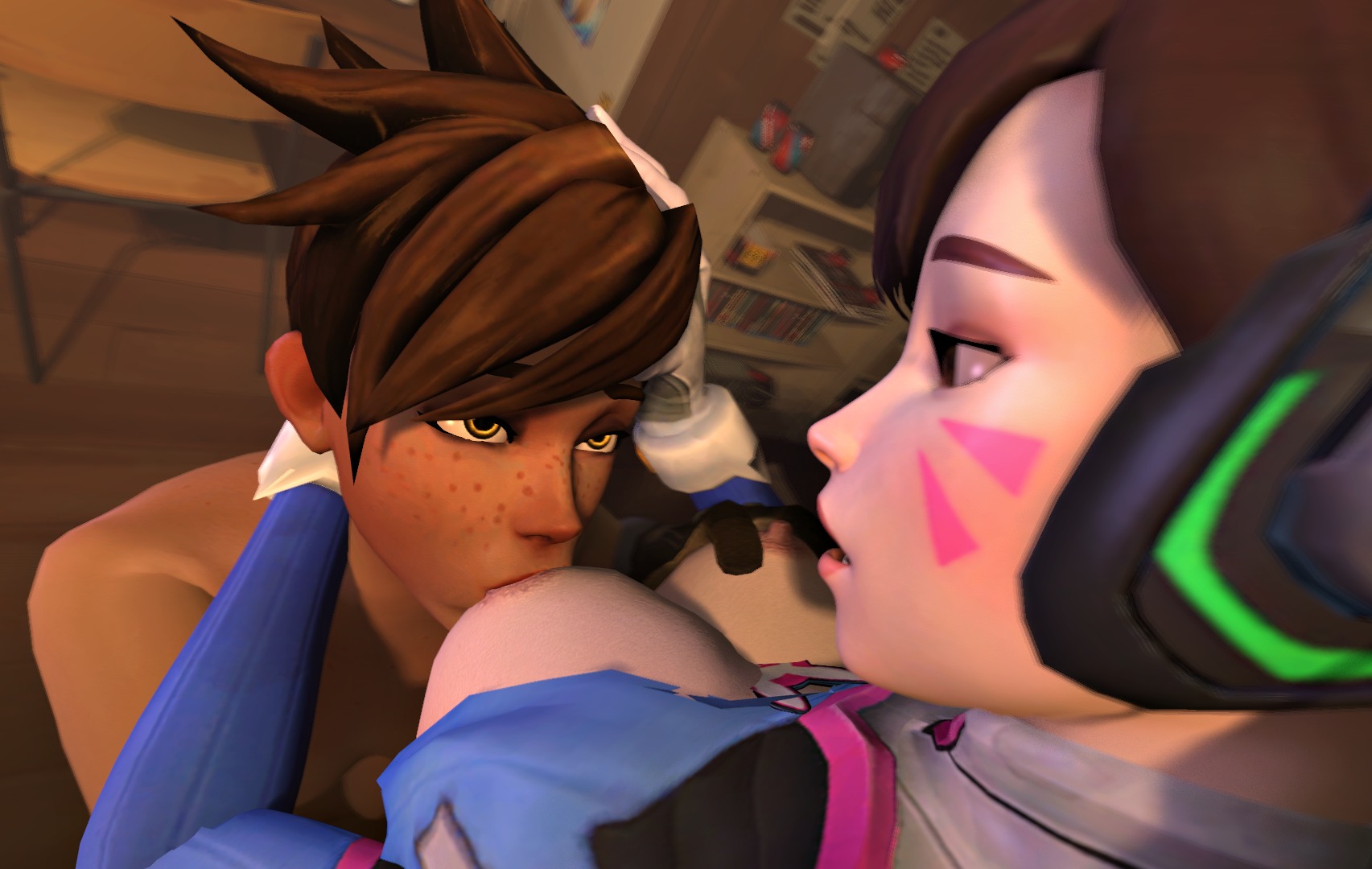 Rule34 - If it exists, there is porn of it / d.va, tracer / 1980291