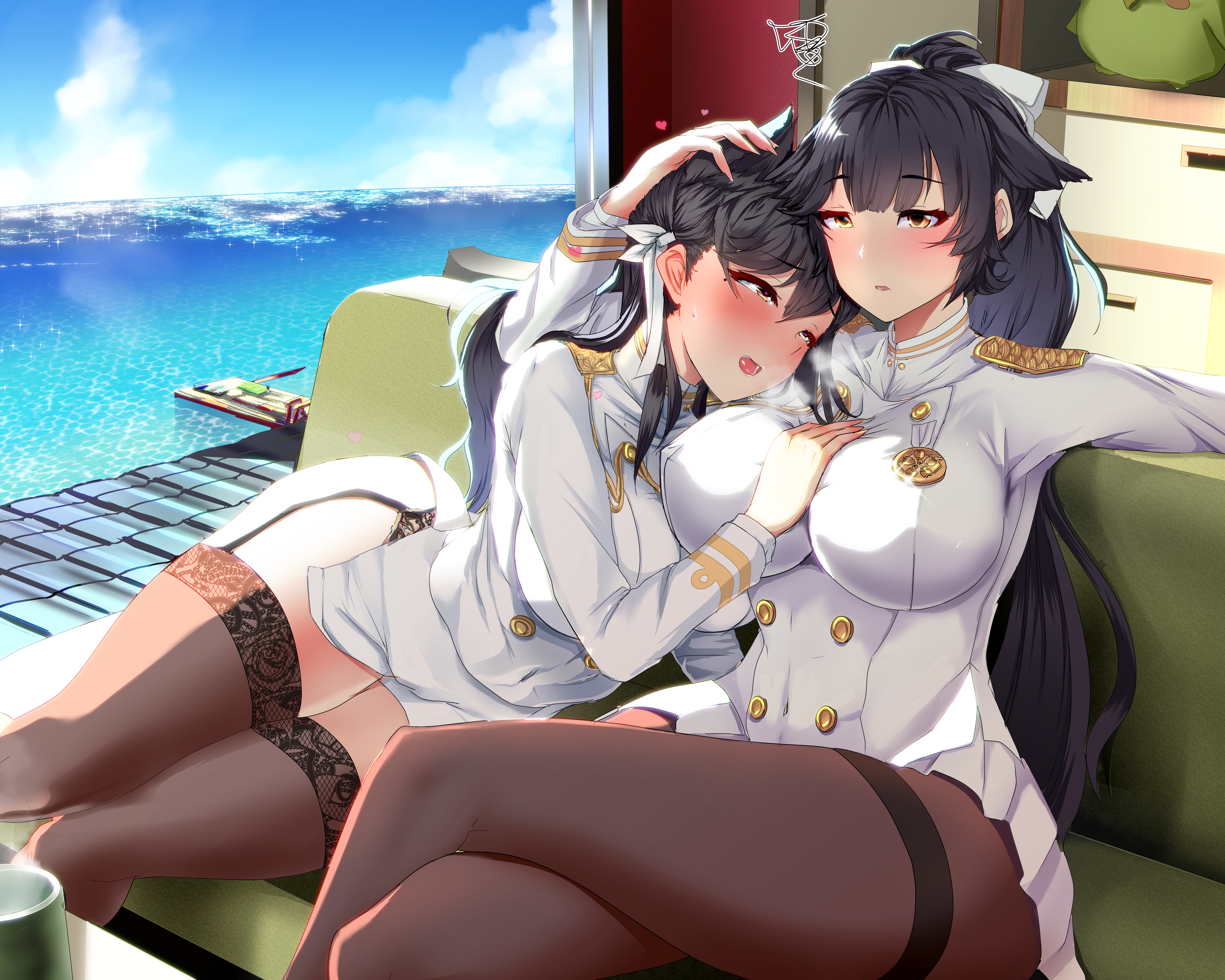 Azur lane hentai yuri фото 97