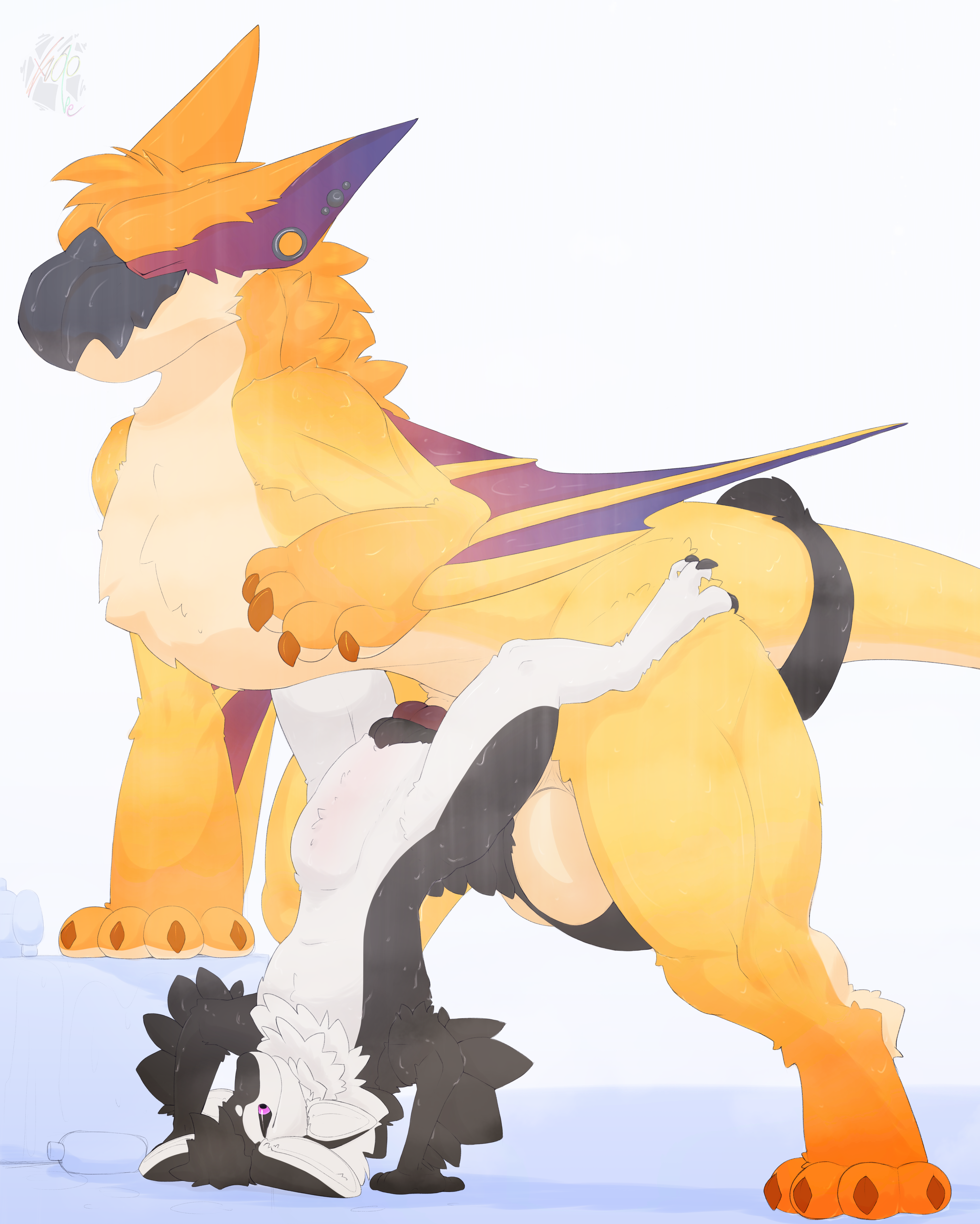 2025 3_toes 4_ears 4_toes absurd_res animal_genitalia animal_penis animal_vulva anthro anthro_on_bottom anthro_penetrated avali avian awoope balls bat_ears bat_wings beak belly_blush belly_riding big_balls big_dom_small_sub big_tail big_vulva bird black_beak black_body black_claws black_feathers black_fur black_hair black_toe_claws black_vulva blush bodily_fluids body_blush bound canine_genitalia canine_vulva capcom chest_tuft claws closed_eyes coiling colored concentration countershade_fur countershade_torso countershading darkke_(darkkedusk) deep_penetration digital_drawing_(artwork) digital_media_(artwork) digitigrade dominant dominant_feral dominant_male duo ear_piercing english_text equine_genitalia equine_penis erection feathered_wings feathers feet female female_on_bottom feral feral_on_top fingers fluffy flying_wyvern foggy_background fur fyr_(fenrir784) genitals hair hi_res huge_balls hybrid_genitalia hybrid_penis interspecies knot knotted_equine_penis knotted_penis larger_feral larger_male leaning leaning_on_object long_tail looking_pleasured looking_up looking_up_at_partner male male/female male_on_top male_penetrating mane mane_hair membrane_(anatomy) membranous_wings monster_hunter multi_ear multicolored_body muscular muscular_feral muscular_male nargacuga nude on_bottom on_ground on_top one_leg_up orange_body orange_hair orange_toe_claws paws penetration penile penile_penetration penis piercing platform portrait purple_eyes raised_leg red_penis ring_piercing saggy_balls servicing_from_below sex shaded shampoo_bottle sheath shower shower_room shower_sex side_view signature simple_background size_difference slim smaller_female smile standing_on_hands steam stomach_bulge submissive submissive_anthro submissive_female suspended_by_penis suspended_via_penetration suspension sweat sweatdrop tail tail_between_balls tail_coil text three-quarter_portrait toe_claws toes tuft tufted_fur tunnel_piercing upside-down vaginal_penetration vulva white_background white_body white_feathers white_fur winged_arms wings zoophilia