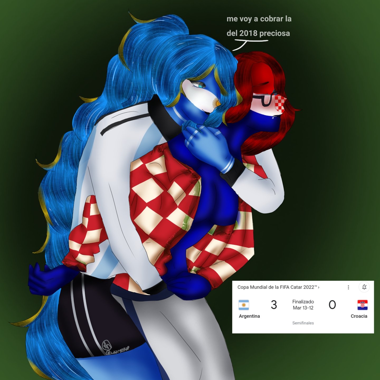 Rule34 - If it exists, there is porn of it / argentina (countryhumans),  croatia (countryhumans) / 6991741