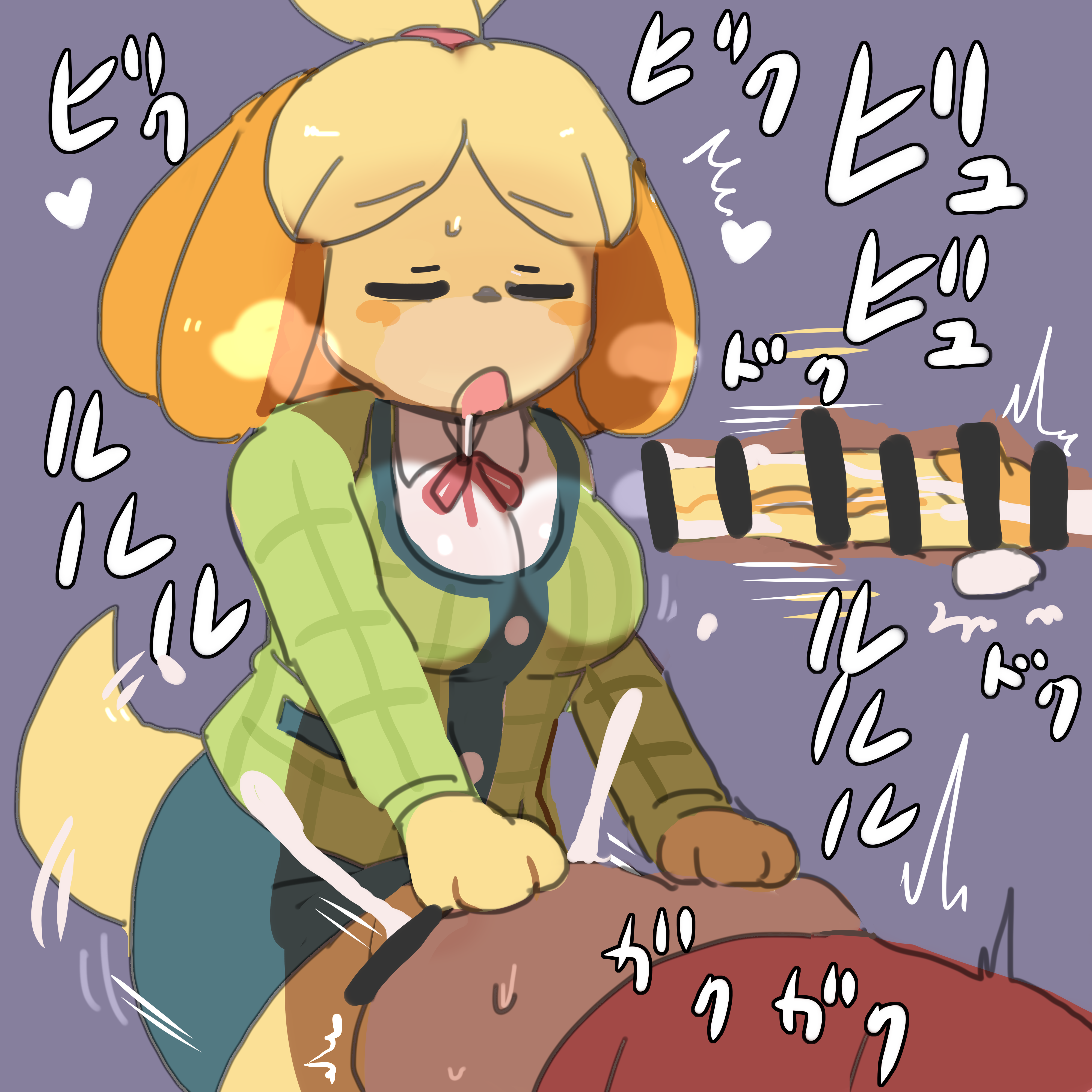 Rule34 - If it exists, there is porn of it / nishikun, isabelle (animal  crossing), villager (animal crossing) / 5601220