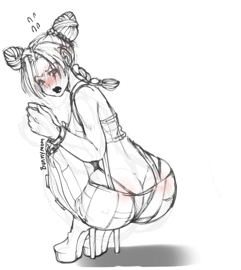 jolyne kujo, tagme, big ass, big breasts, bwunnymom, female, thong, 