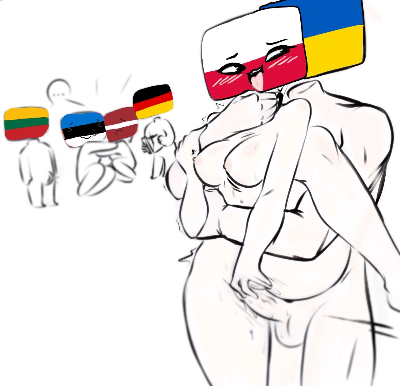 Rule34 - If it exists, there is porn of it / poland (countryhumans),  ukraine (countryhumans) / 8052586