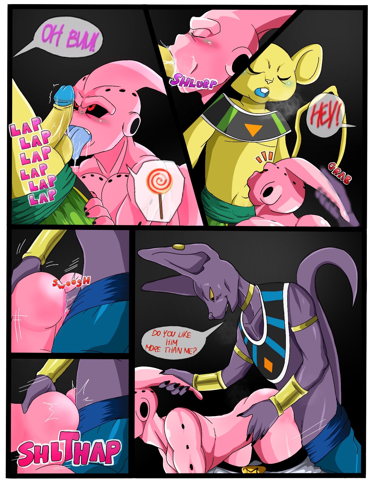 Rule34 - If it exists, there is porn of it / majinbuusama, beerus, majin  buu, quitela / 2259241