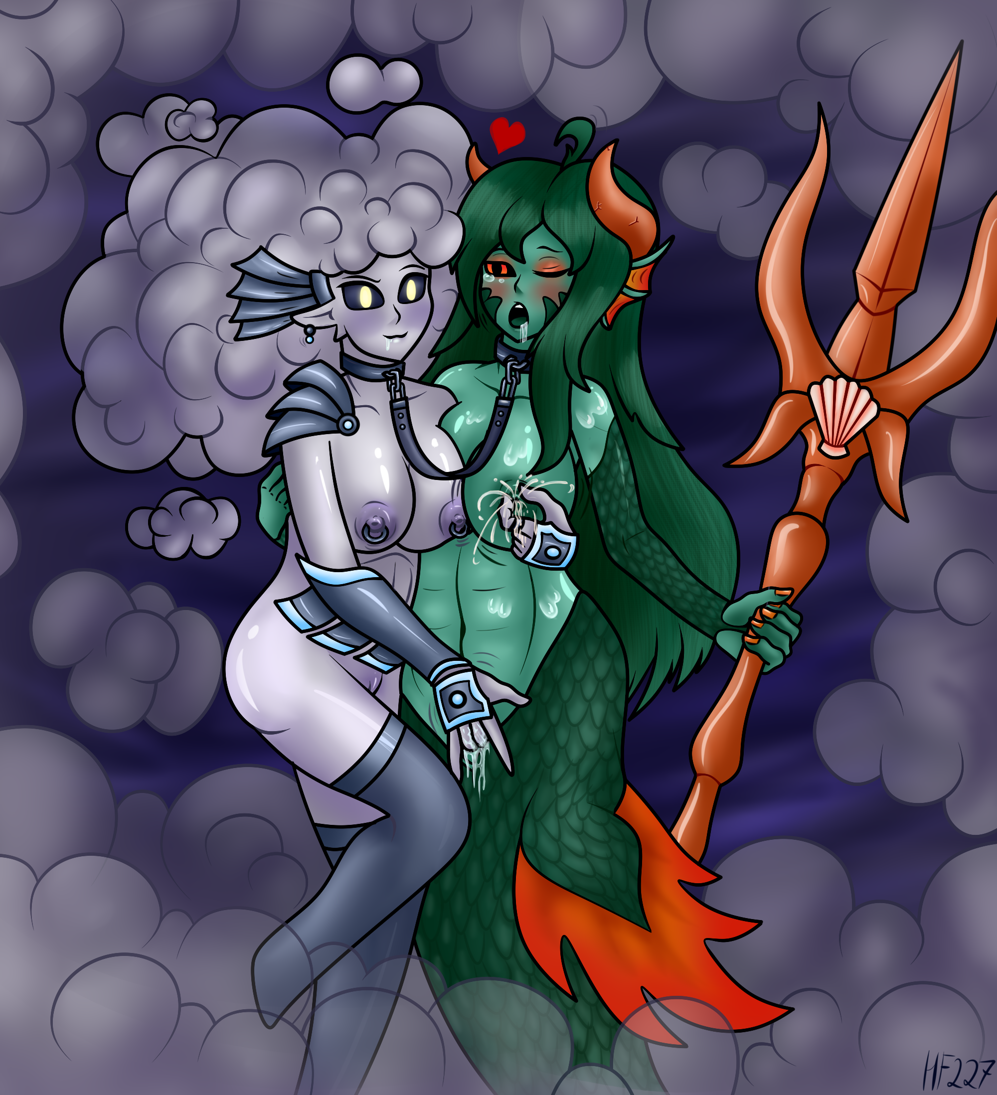 Rule34 - If it exists, there is porn of it / cloud elemental, siren (calami...