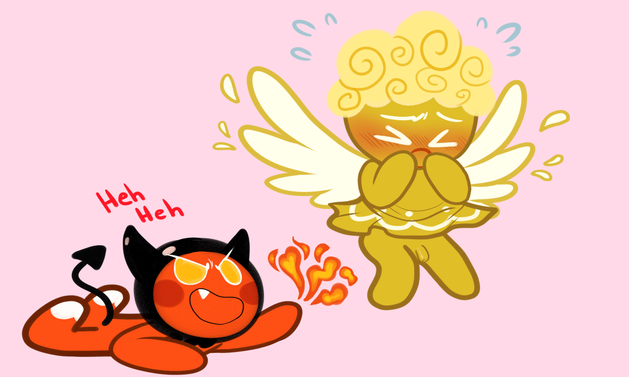 Angel cookie x devil cookie