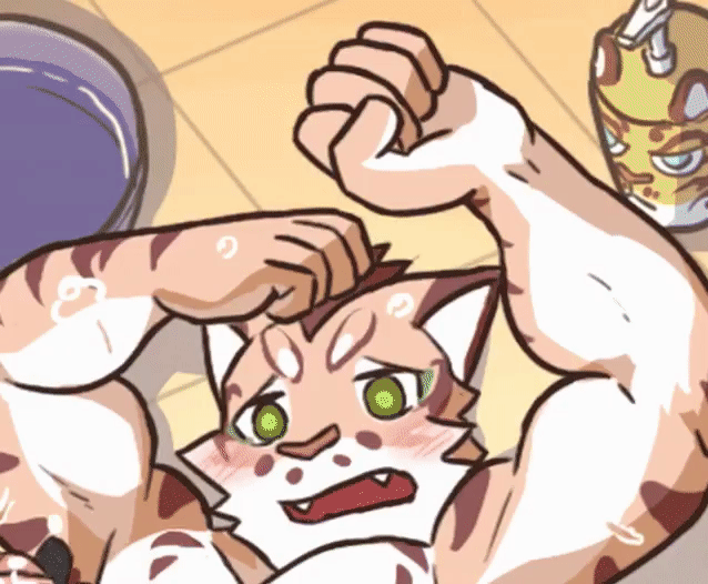 shu-chi, nekojishi, animated, abs, anus, ass, balls, bathing, bathroom, breath, disembodied hand, domestic cat, erection, felid, feline, felis, foreskin, handjob, male, male only, mammal, muscular, muscular male, nipples, omyurice, panting, pecs, penile, penis, sex, wet, 