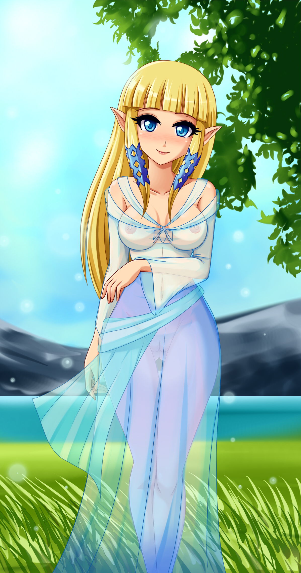 Skyward sword zelda white dress