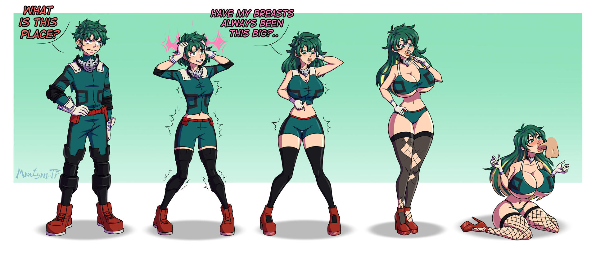 My hero academia breast expansion