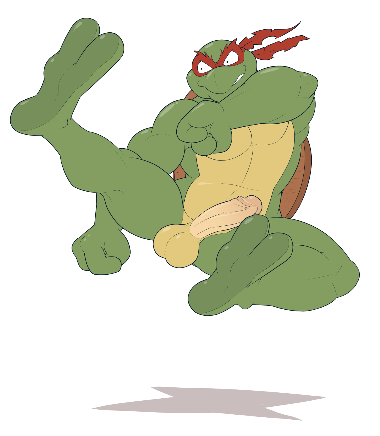 anti dev, teenage mutant <b>ninja</b> <b>turtles</b>, hi res, pose, 1boy, anthro, clothin...