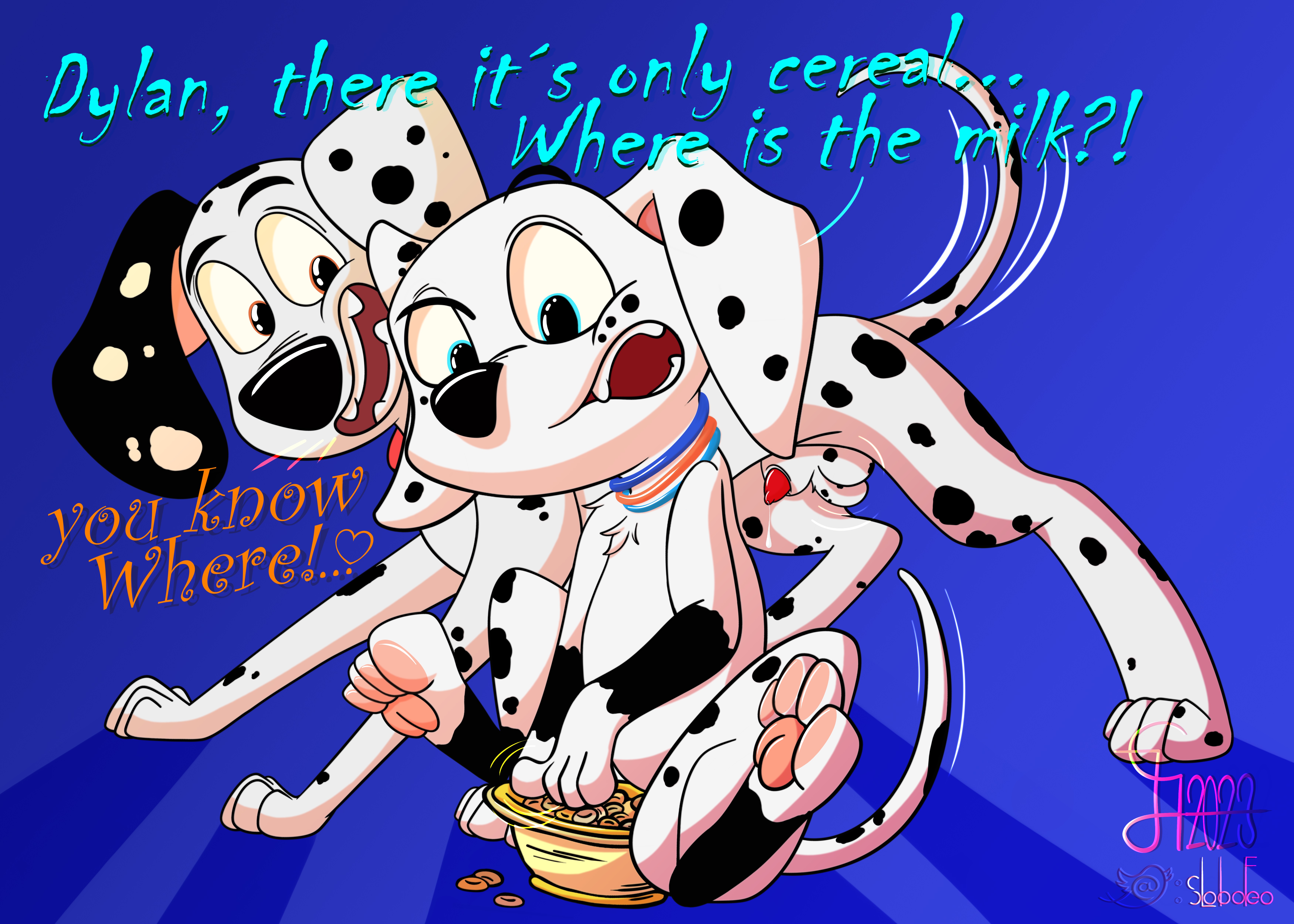 Rule34 - If it exists, there is porn of it  lobofeo, dolly (101  dalmatians), dylan (101 dalmatians)  7124202