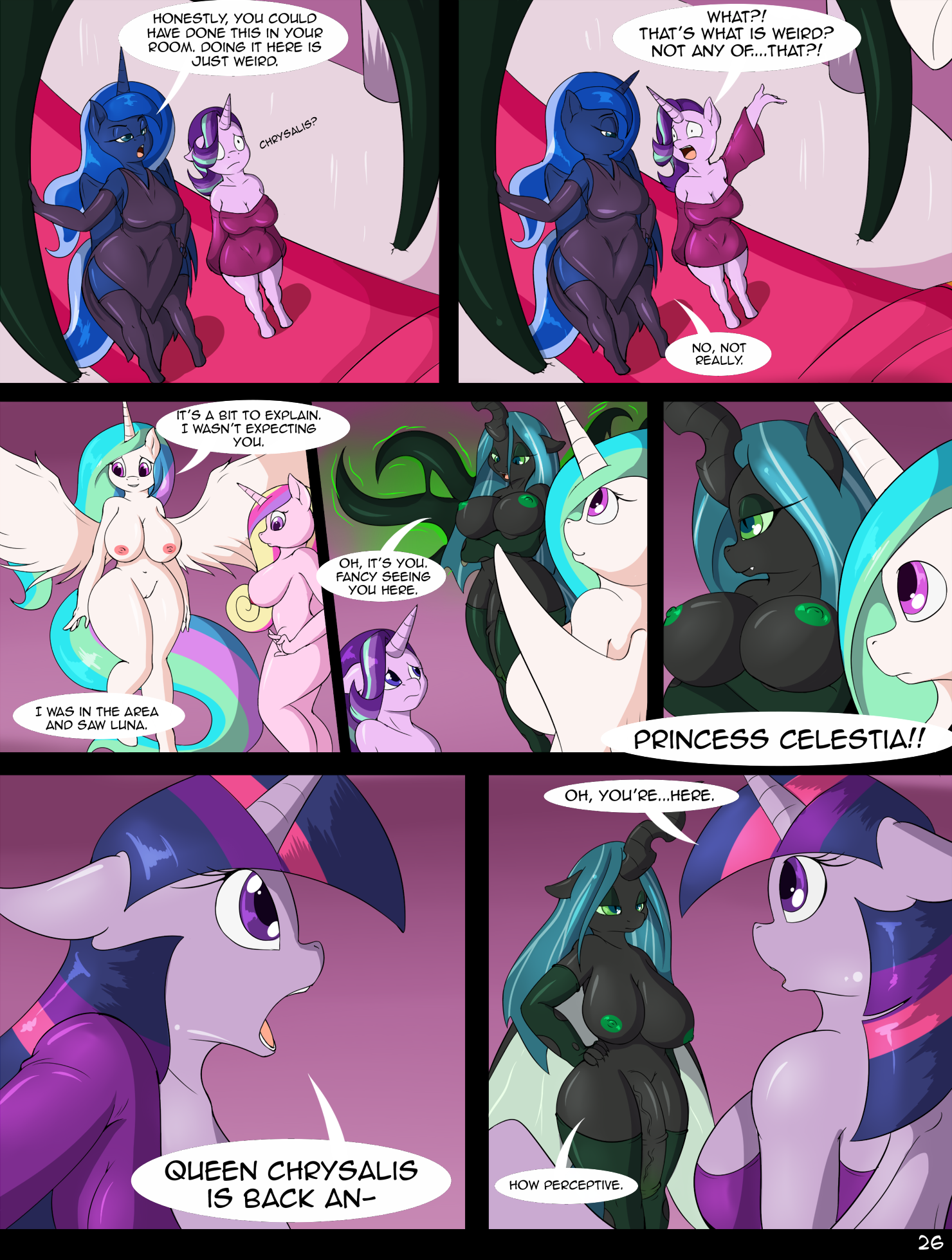 Suirano princess celestia x queen chrysalis porn comic - a-lohas.jp