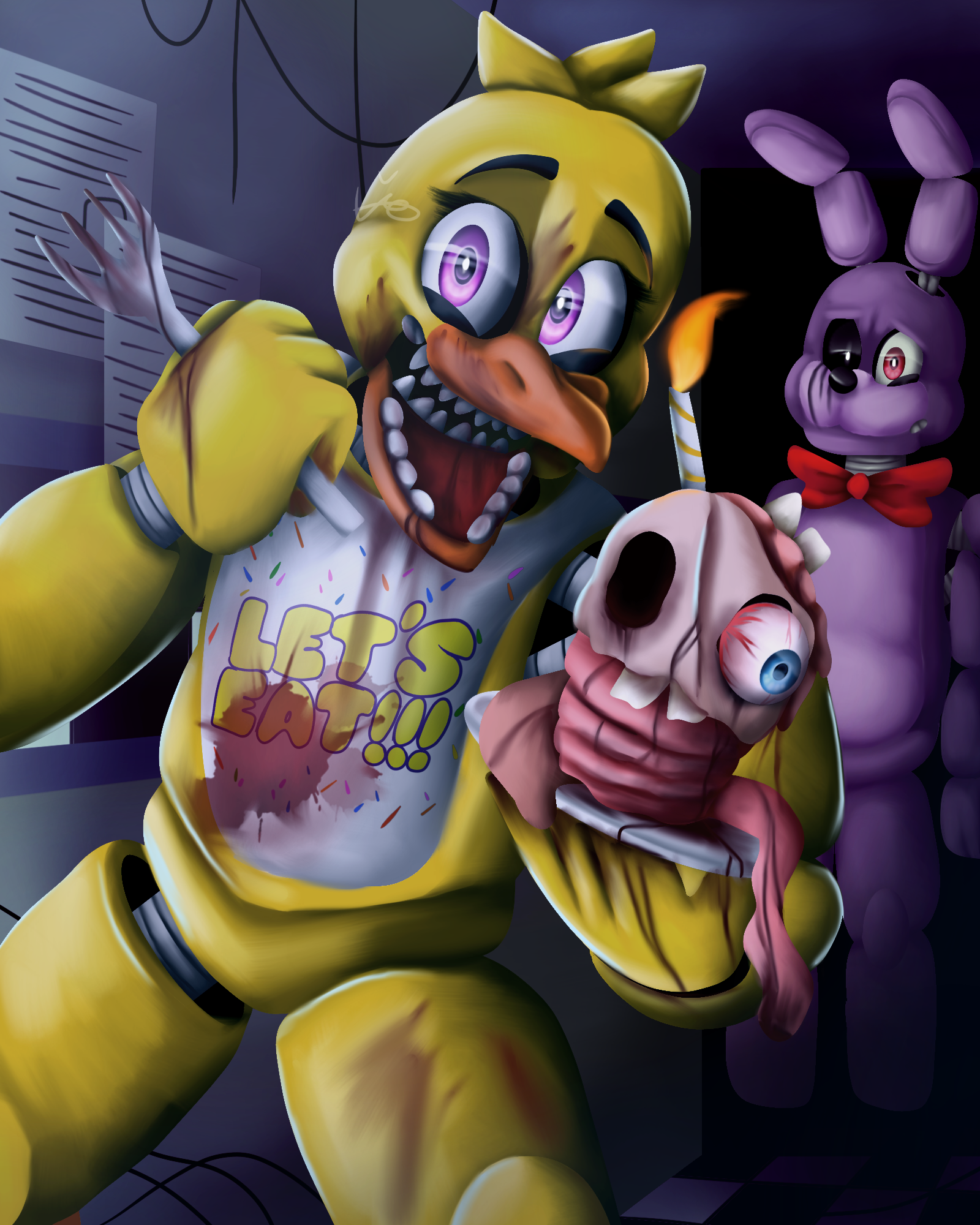 Rule34 - If it exists, there is porn of it  bonnie (fnaf), chica (fnaf),  cupcake (fnaf)  4028775