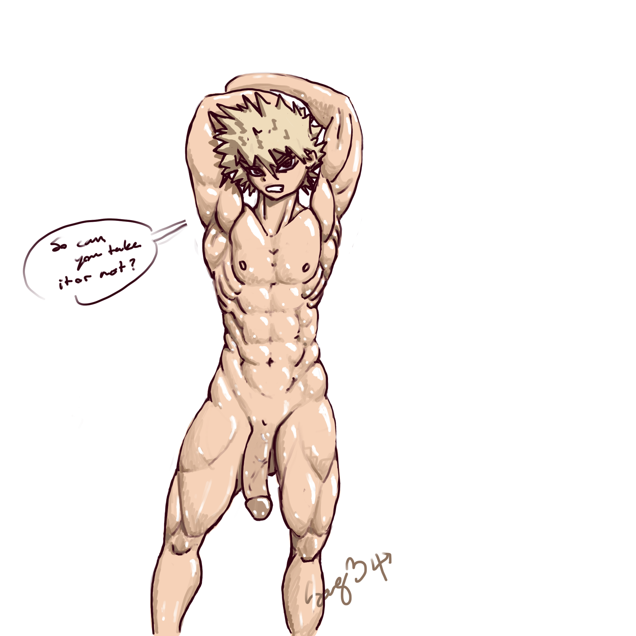 Bakugou katsuki has a big dick