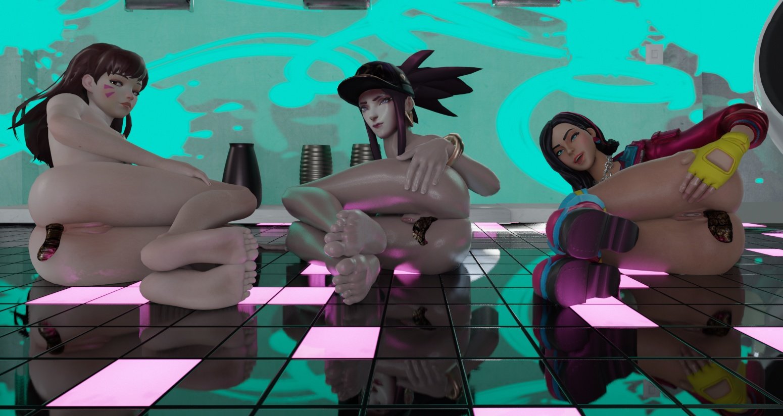 Rule34 - If it exists, there is porn of it / akali, d.va / 3566640