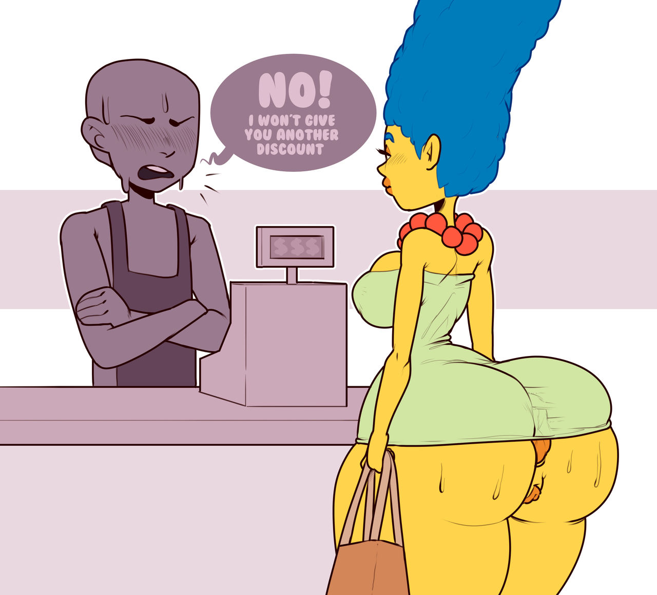 Rule34 - If it exists, there is porn of it / yelftea, anon, marge simpson /  3490028