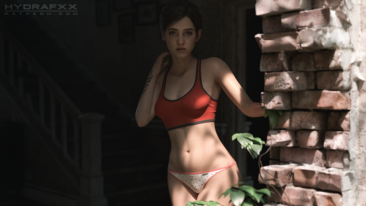 hydrafxx, the last of us, the last of us 2, 3d, blender, 1girls, breasts, c...