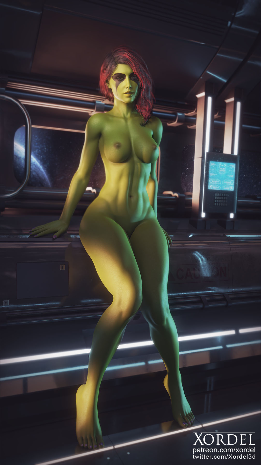 Guardians of the galaxy gamora nude