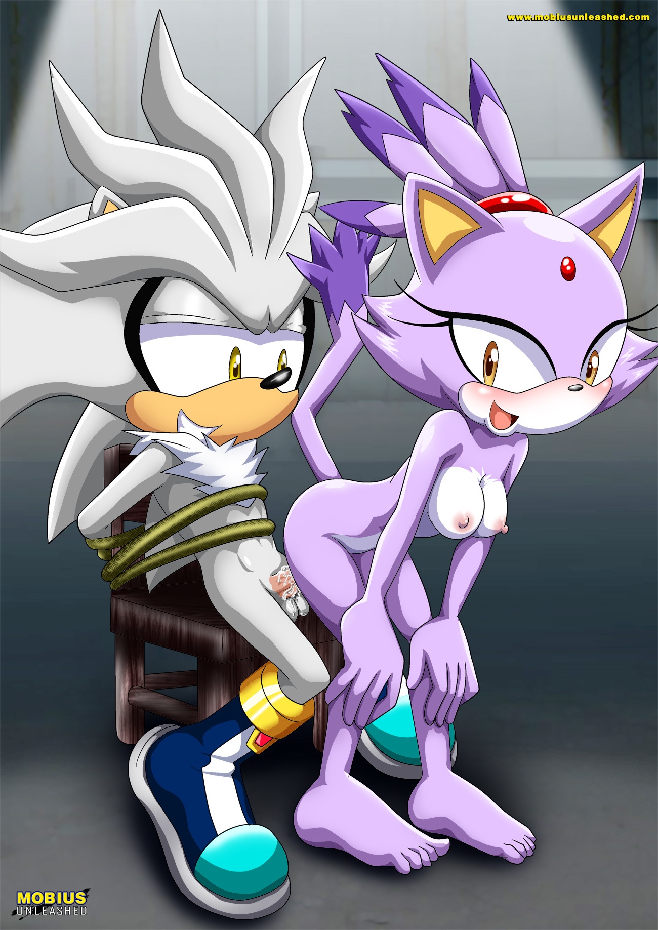 Rule34 - If it exists, there is porn of it / blaze the cat, silver the  hedgehog / 1364374