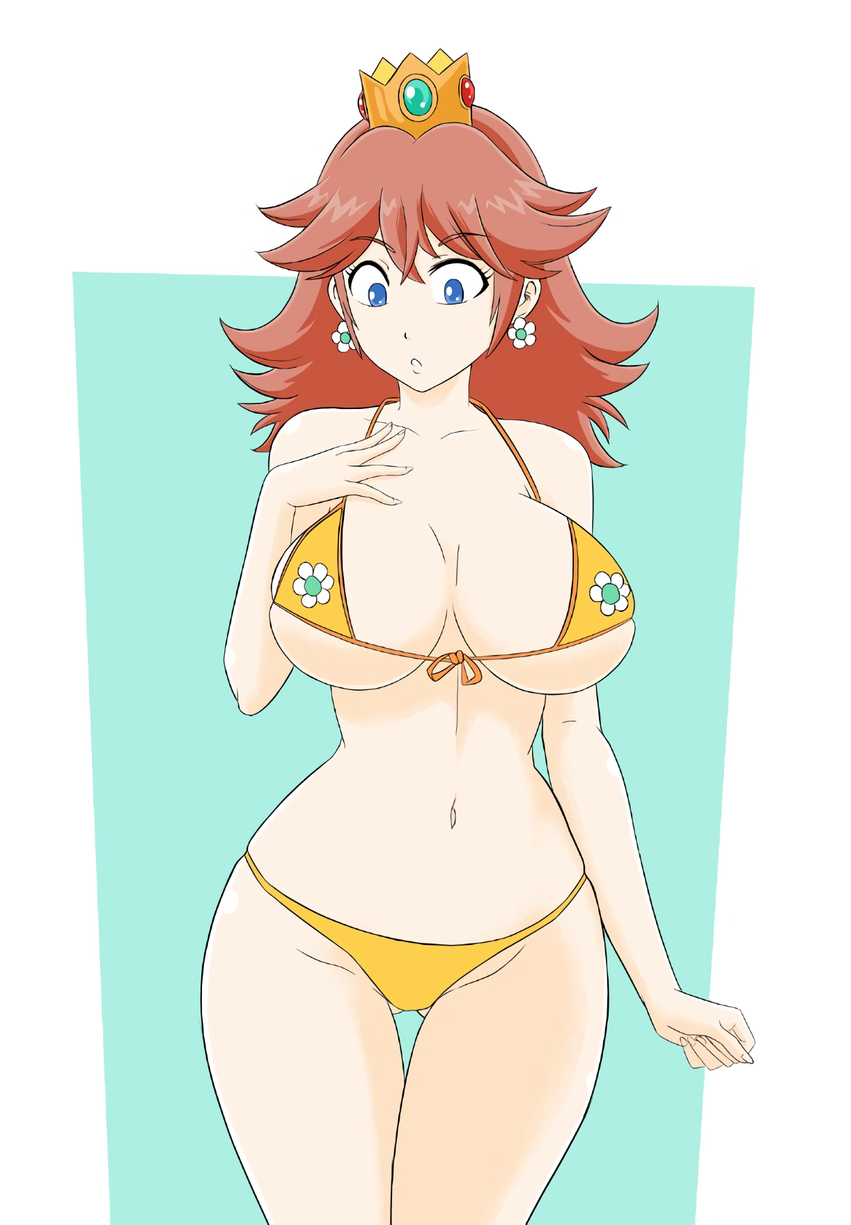 Princess Daisy Boobs