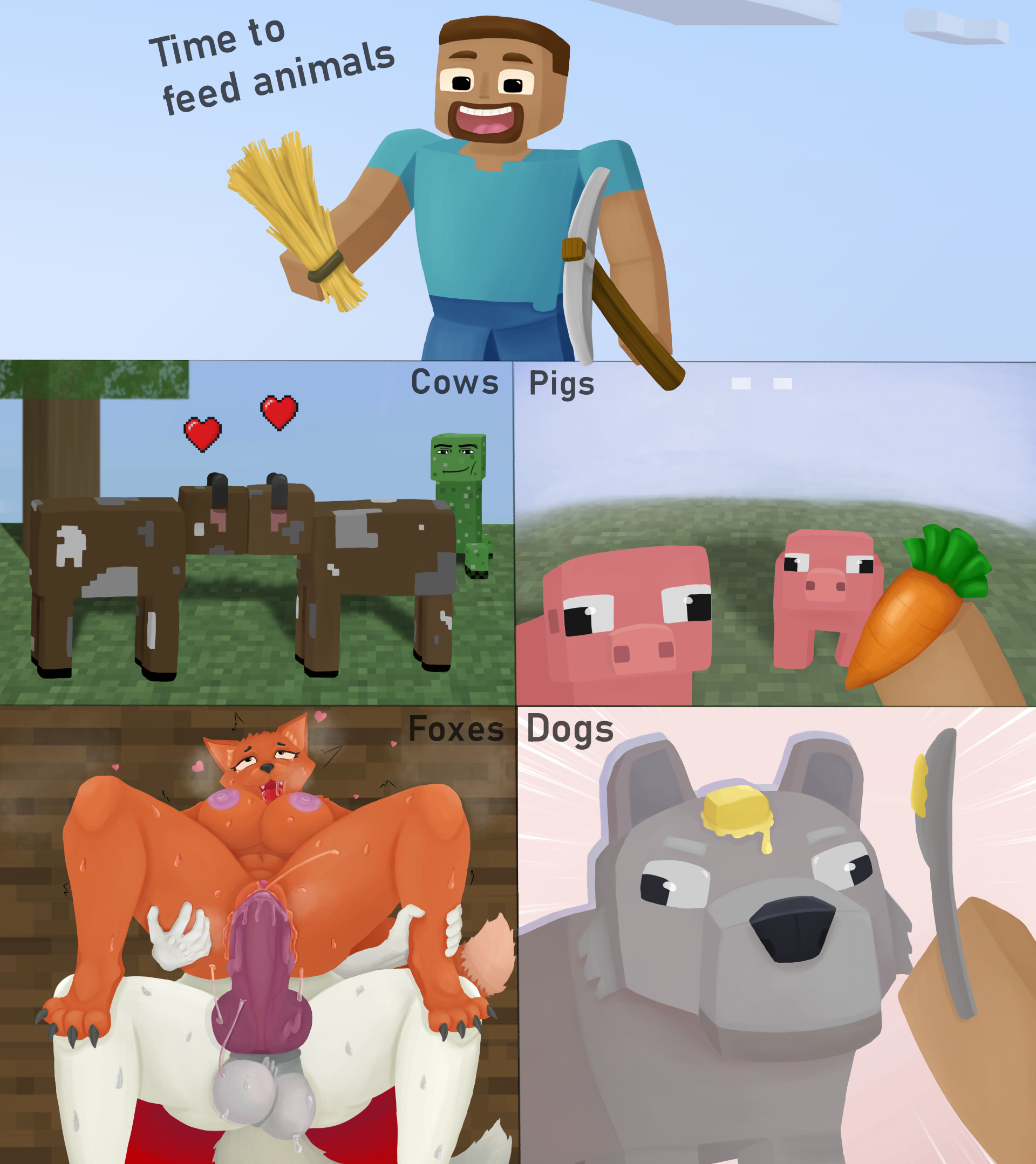 Minecraft dog porn