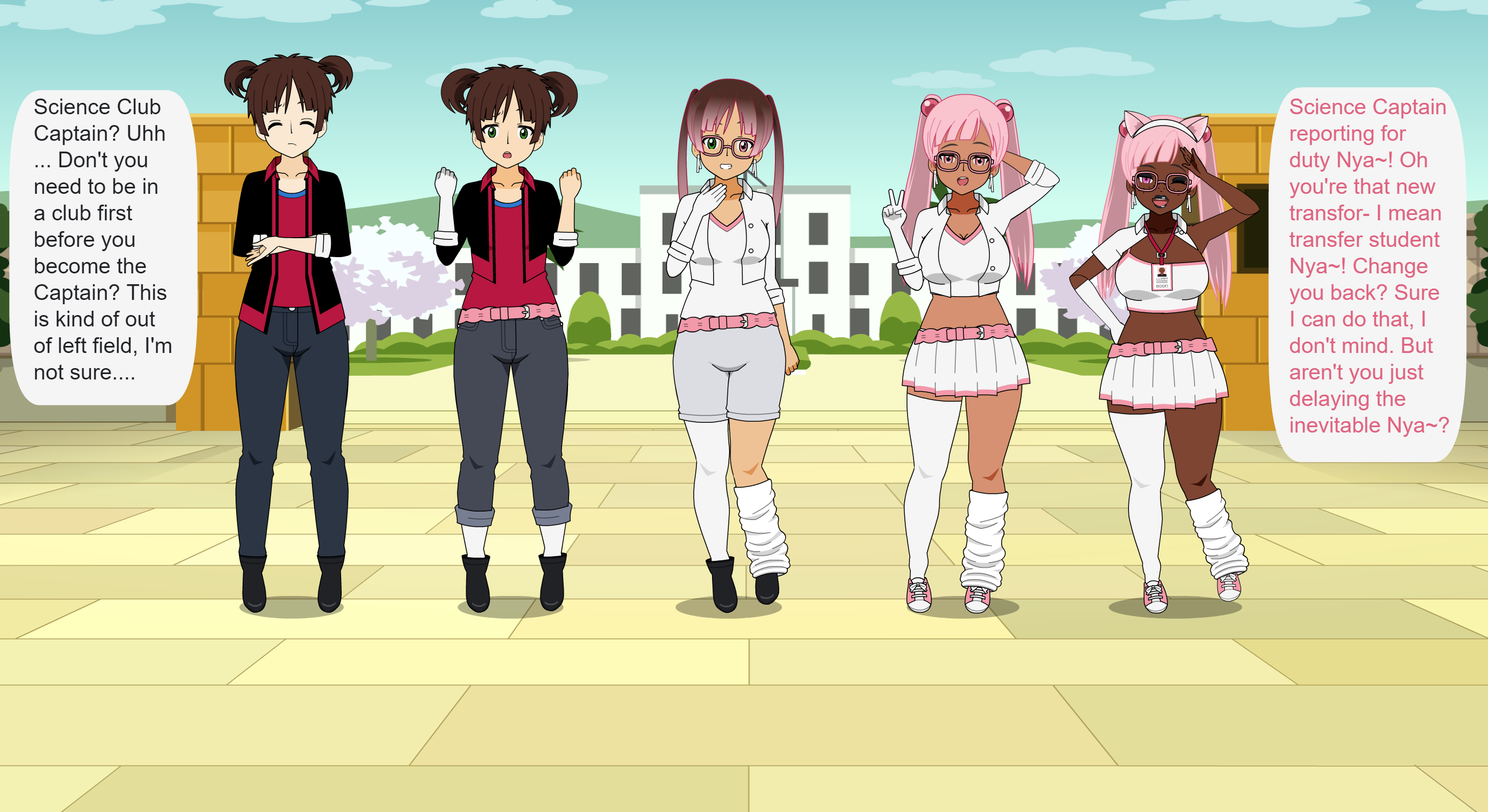kisekae, ass expansion, bimbo, bimbofication, brainwashing, breast expansion, catgirl, female, huge breasts, identity death, mythicalcreaturebone, transformation, transformation sequence, 