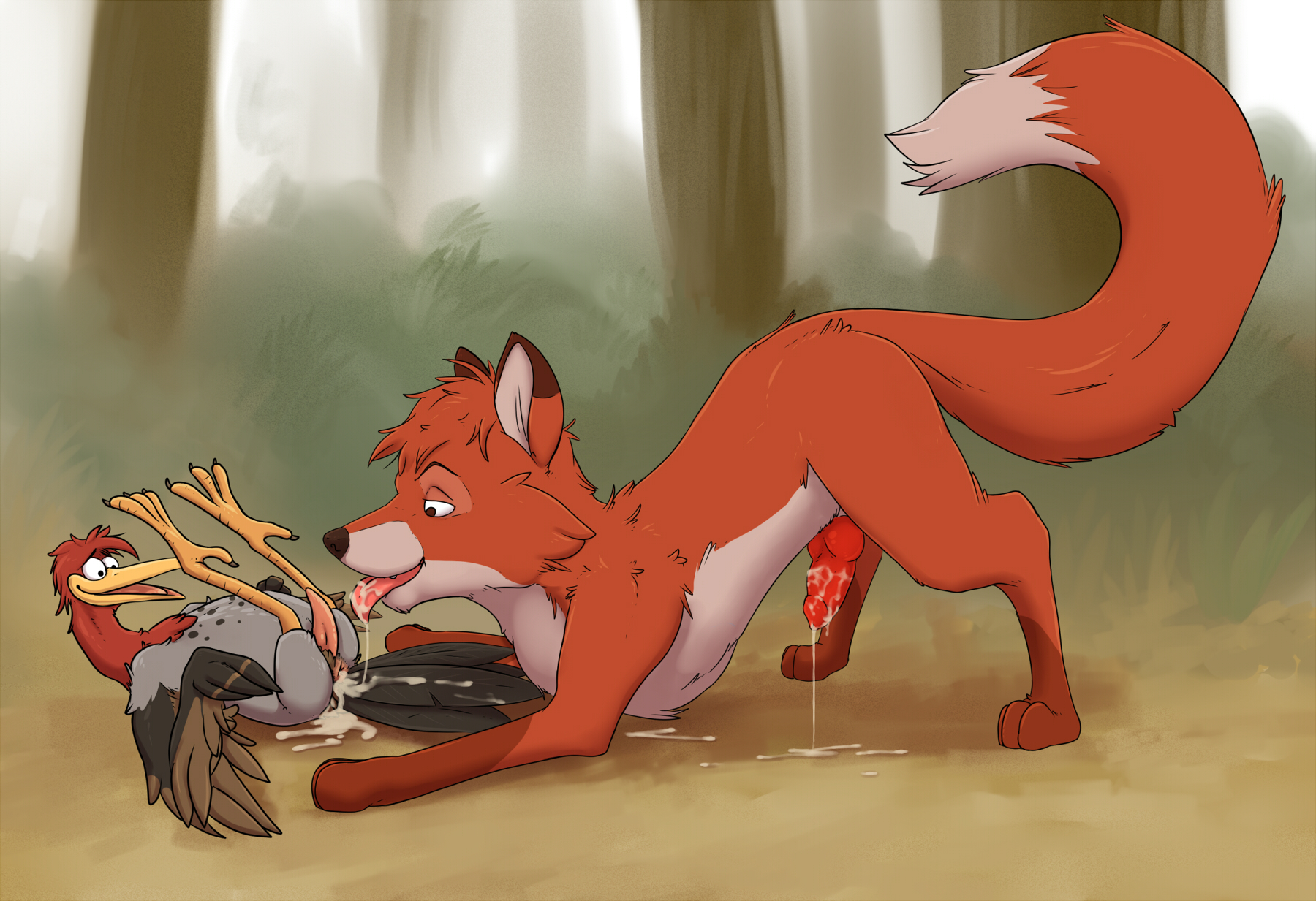 Rule34 - If it exists, there is porn of it / lizardlars, boomer (fox and  the hound), tod / 554659