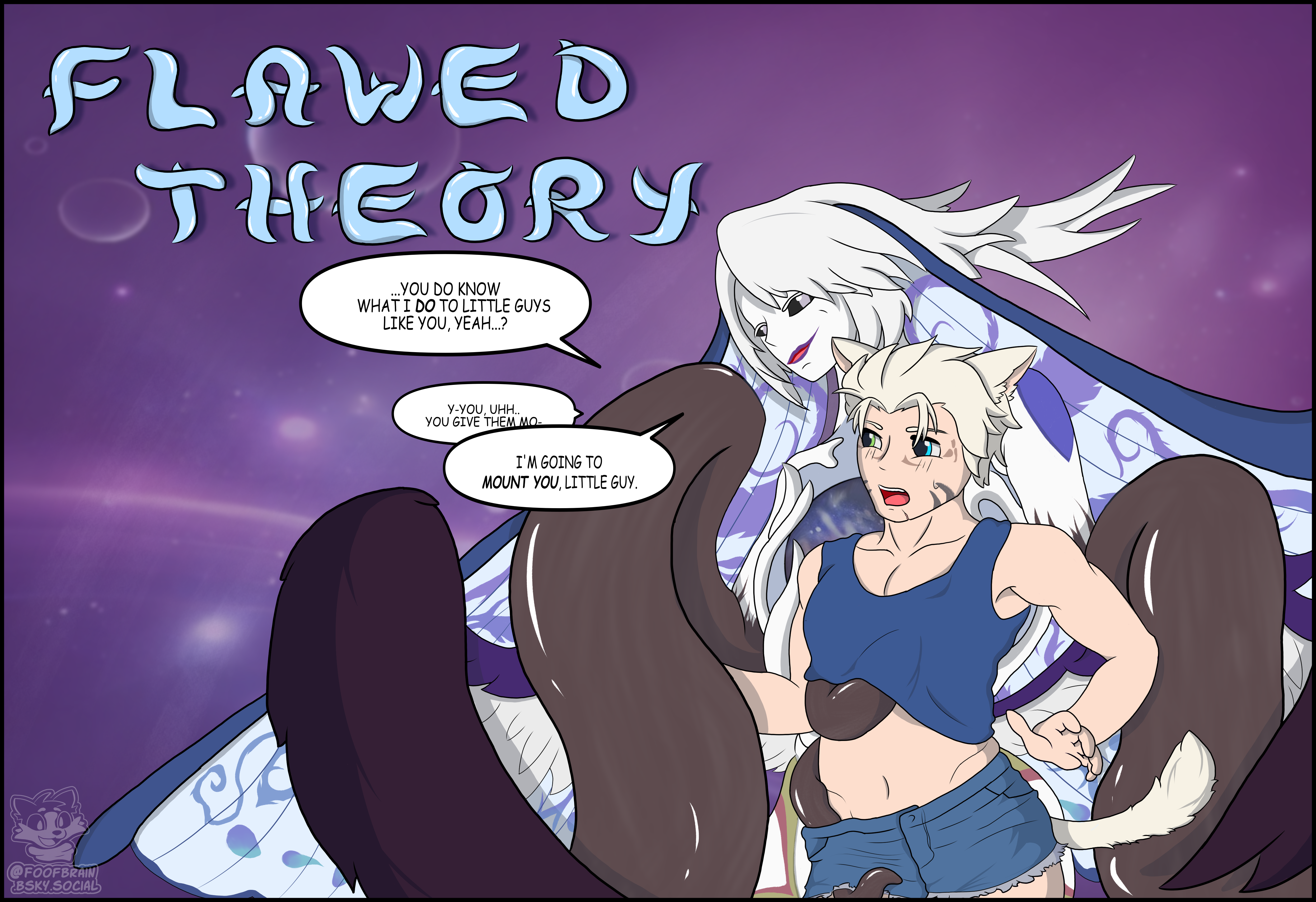 absurd_res arthropod athena_(ffxiv) blazer_the_fox bottomwear clothed clothing comic duo felid feline female femboy final_fantasy final_fantasy_xiv grin hi_res hotpants humanoid insects lepidopteran male male/female mammal miqo'te navel p12s pallas_athena peril raised_clothing raised_shirt raised_tank_top raised_topwear sex shirt shorts smile square_enix tank_top tentacle tentacle_sex topwear wings