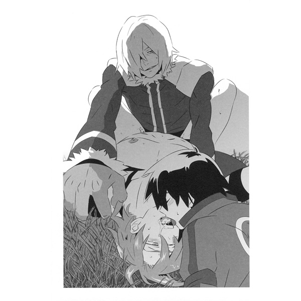 kamina, simon, viral, tengen toppa gurren lagann, gay, male, threesome, yaoi, 