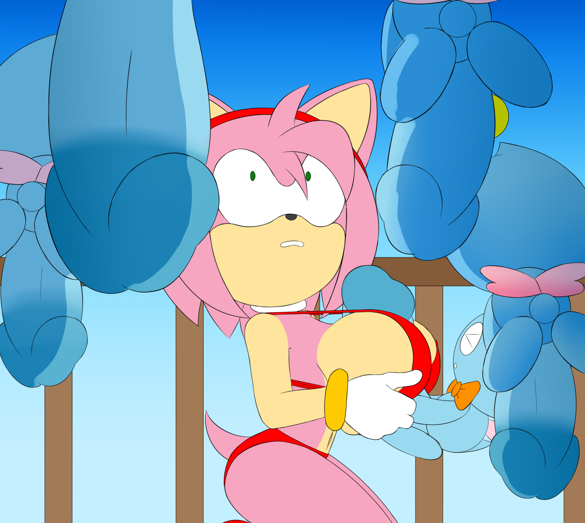 Rule34 - If it exists, there is porn of it  slickehedge, amy rose, chao  (sonic), cheese the chao  5835496