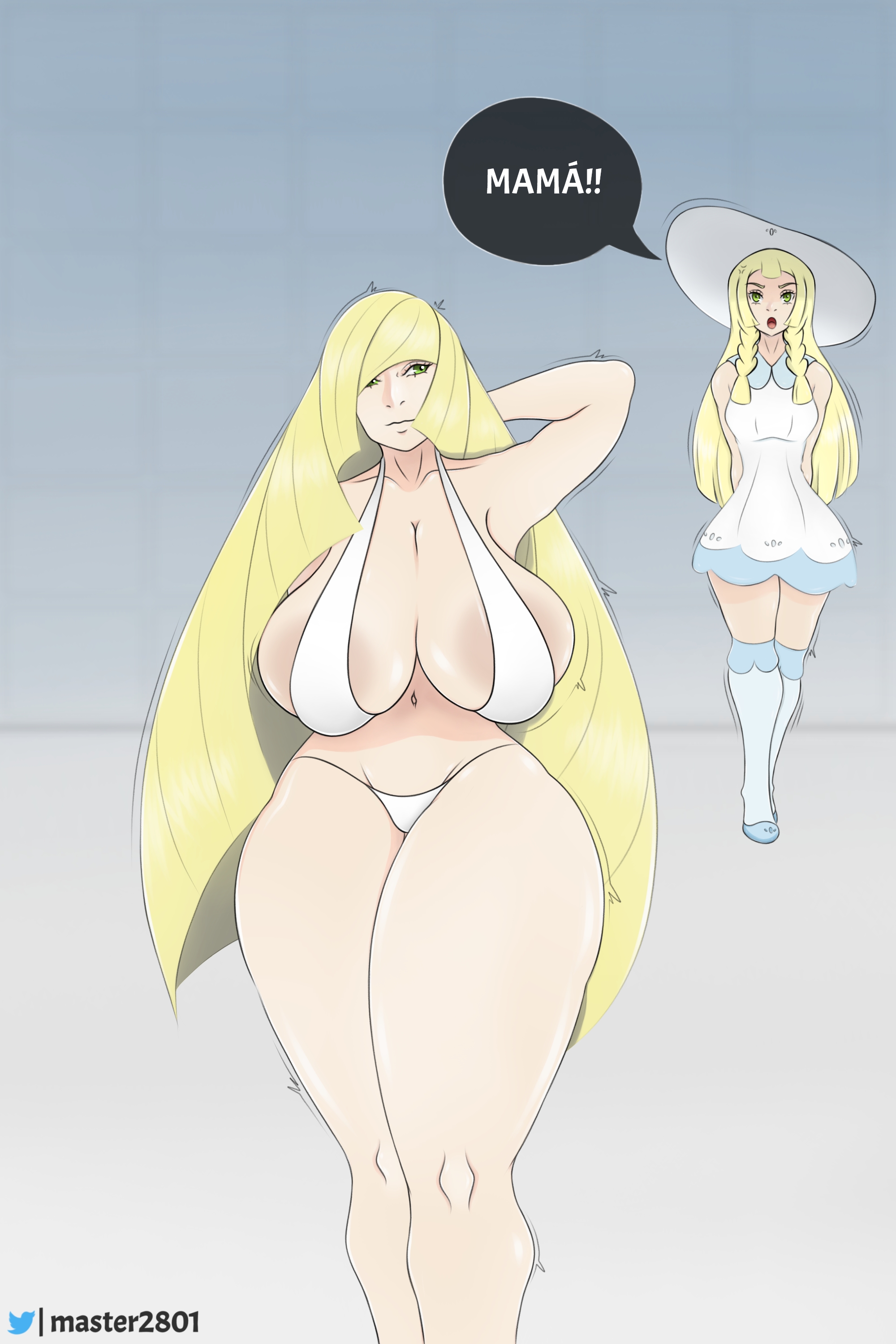 Rule34 - If it exists, there is porn of it  lillie (pokemon), lusamine  (pokemon)  7617367